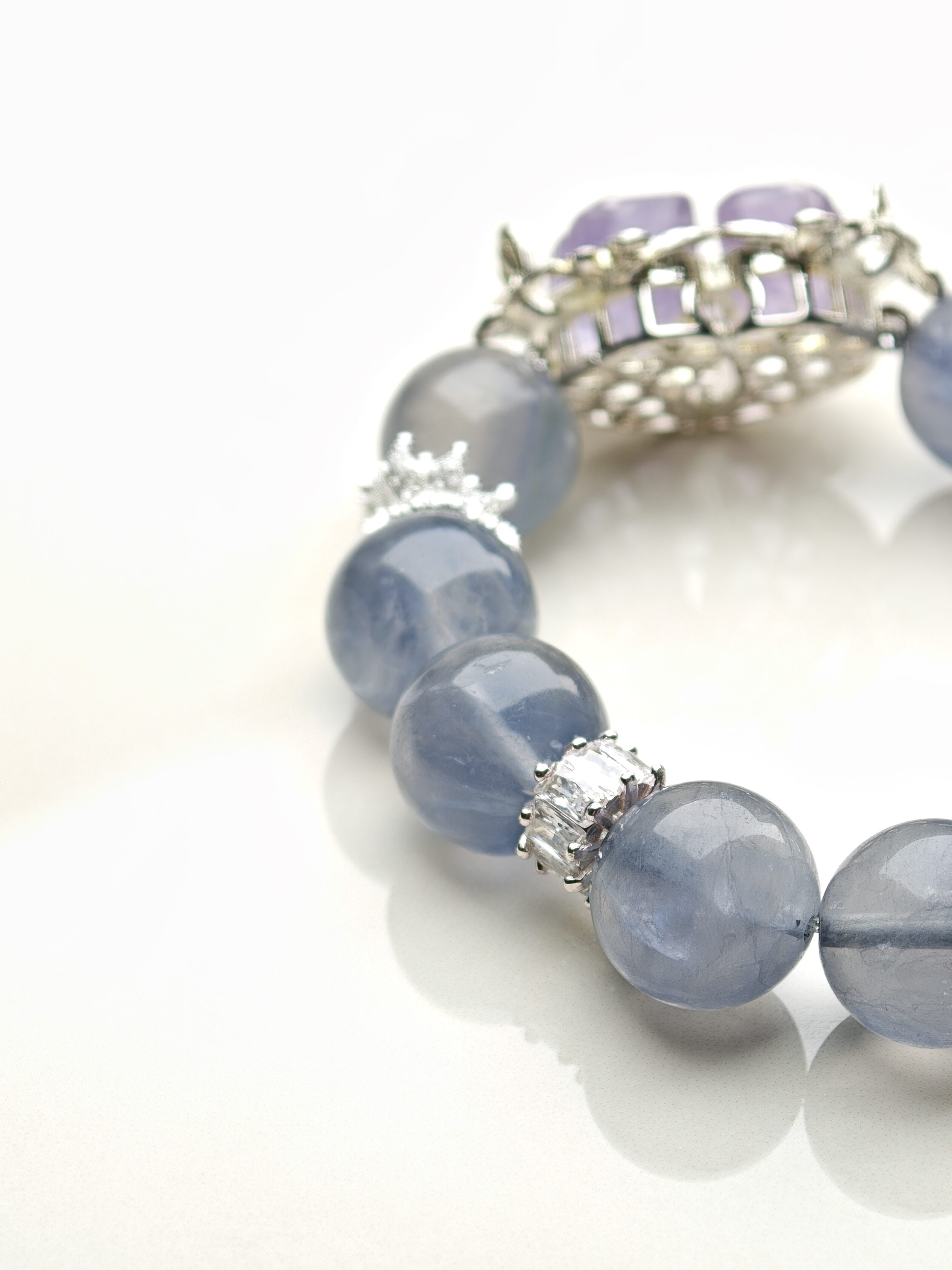 Mist – Blue Fluorite Bow Bracelet – alternate view 4 by ImperfectRealm