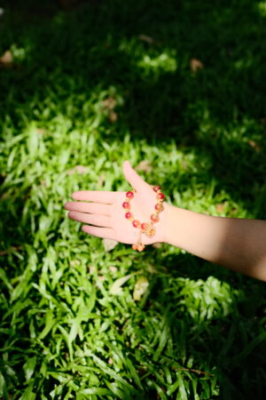 Melody of Morning – Rainbow Chalcedony Bracelet