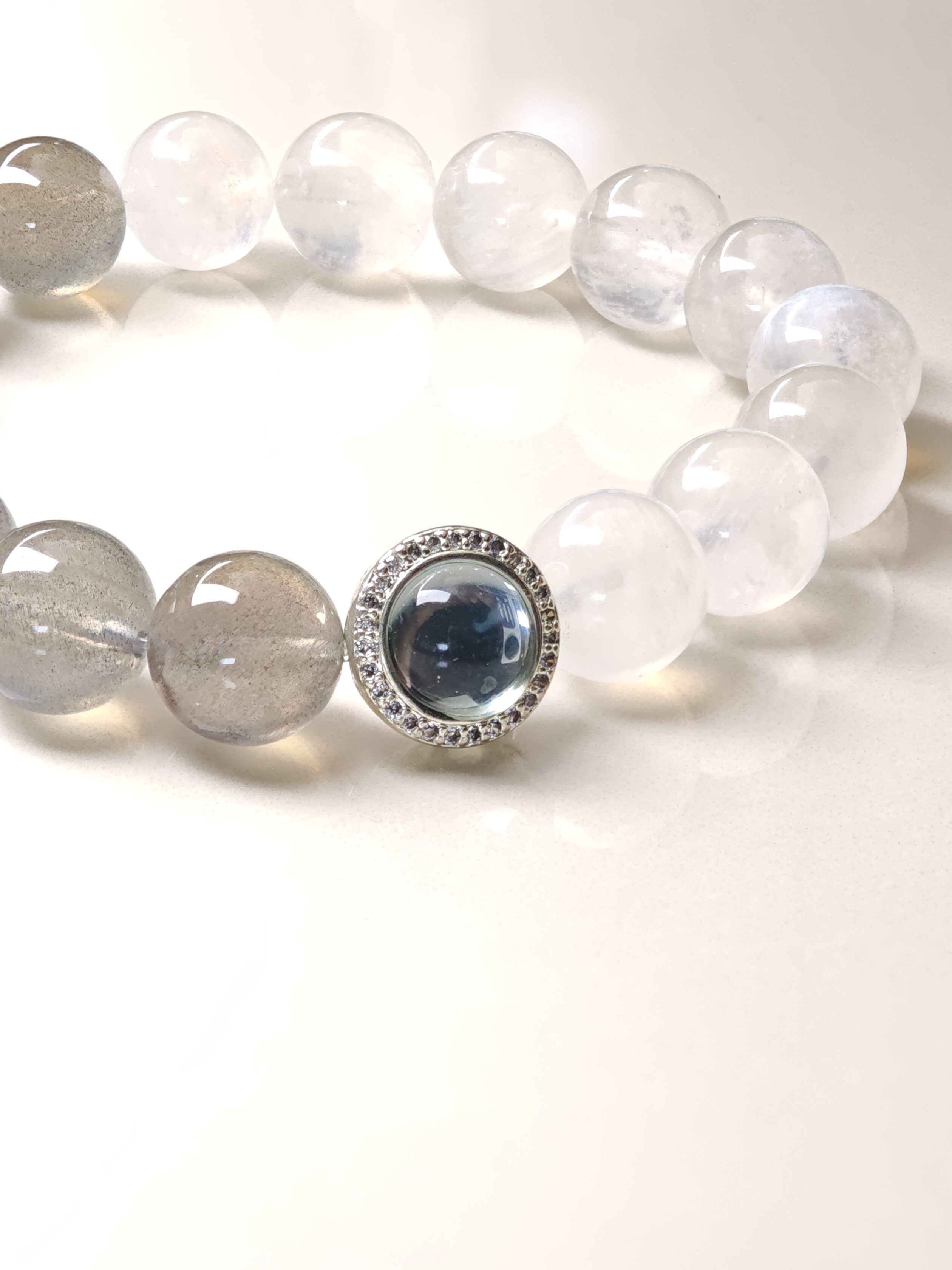Luna – Moonstone Bracelet – alternate view 2 by ImperfectRealm