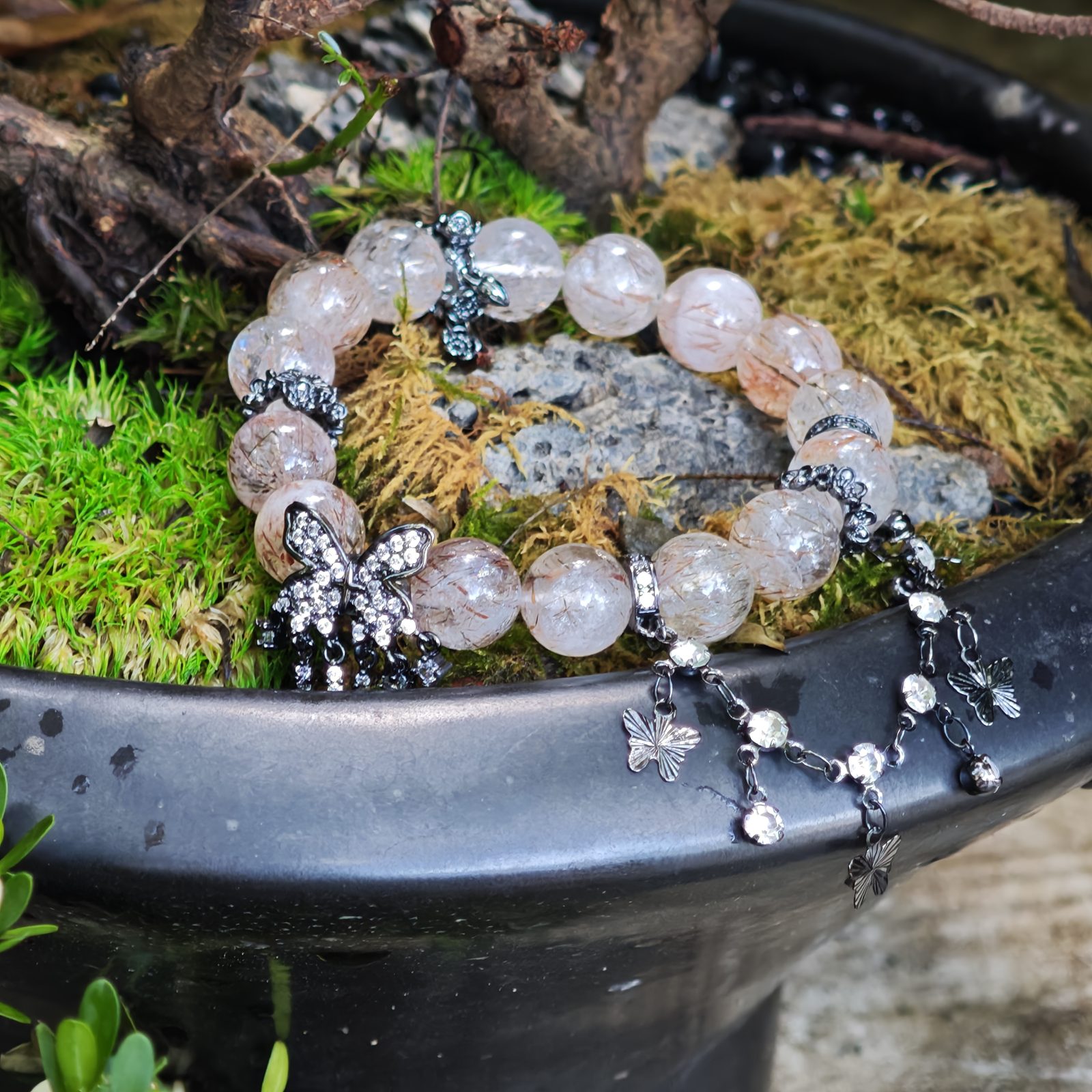 Flarewing – Rutilated Quartz Bracelet by ImperfectRealm
