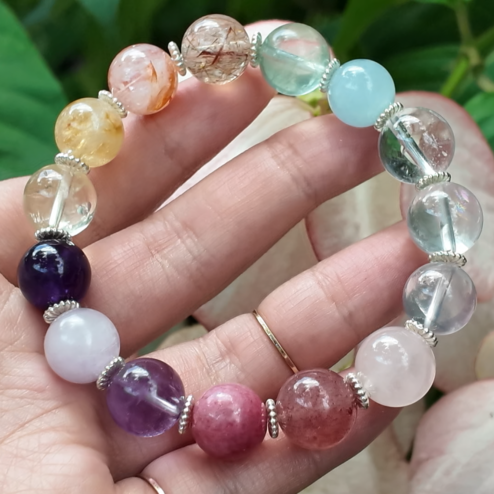 Iris' Blessing – The Rainbow Gemstone Bracelet by ImperfectRealm
