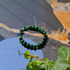 Mirror of Eros – Green Tiger’s Eye Bracelet