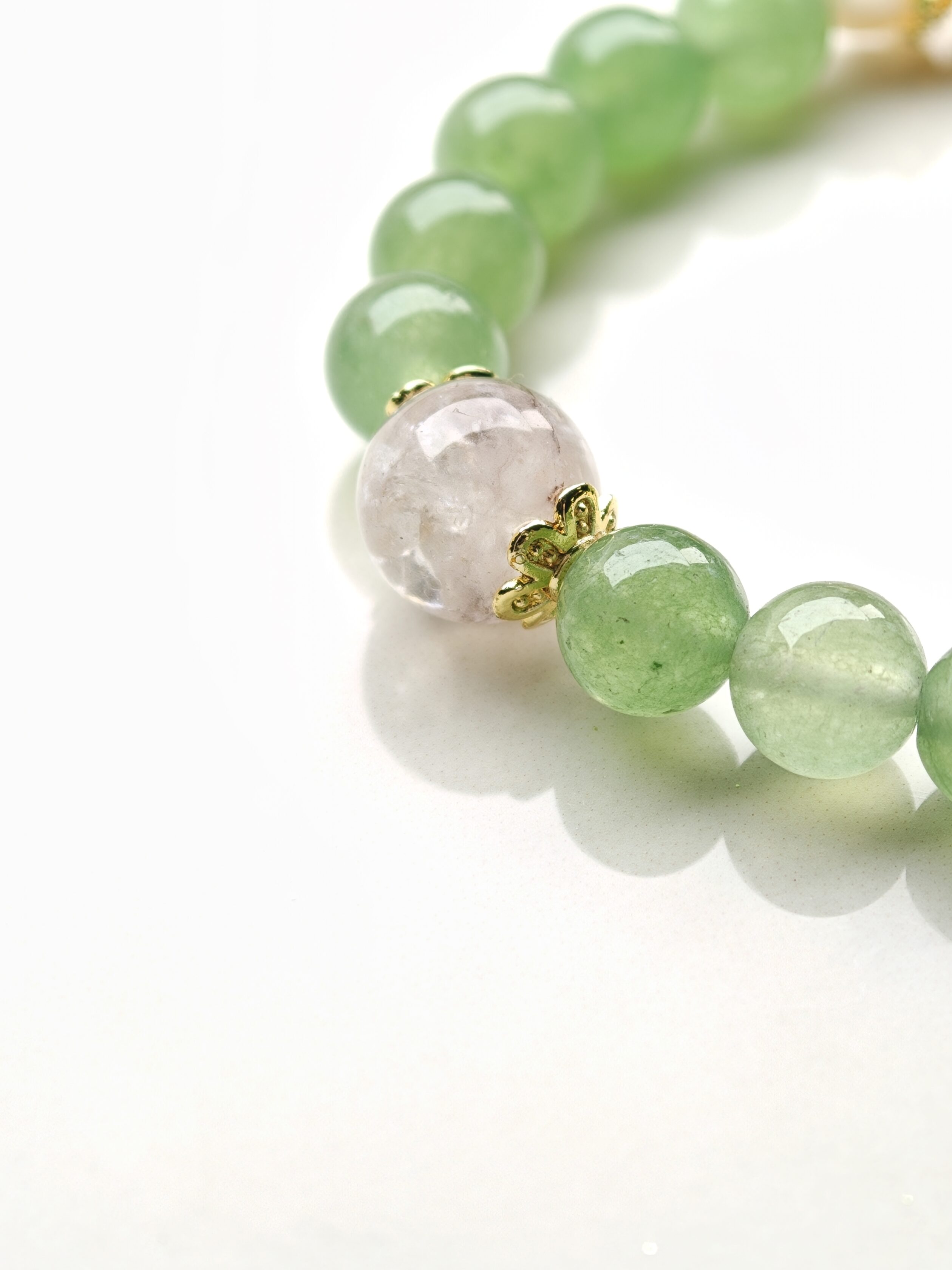 Verdant Bloom – Green Chalcedony Bracelet – alternate view 3 by ImperfectRealm
