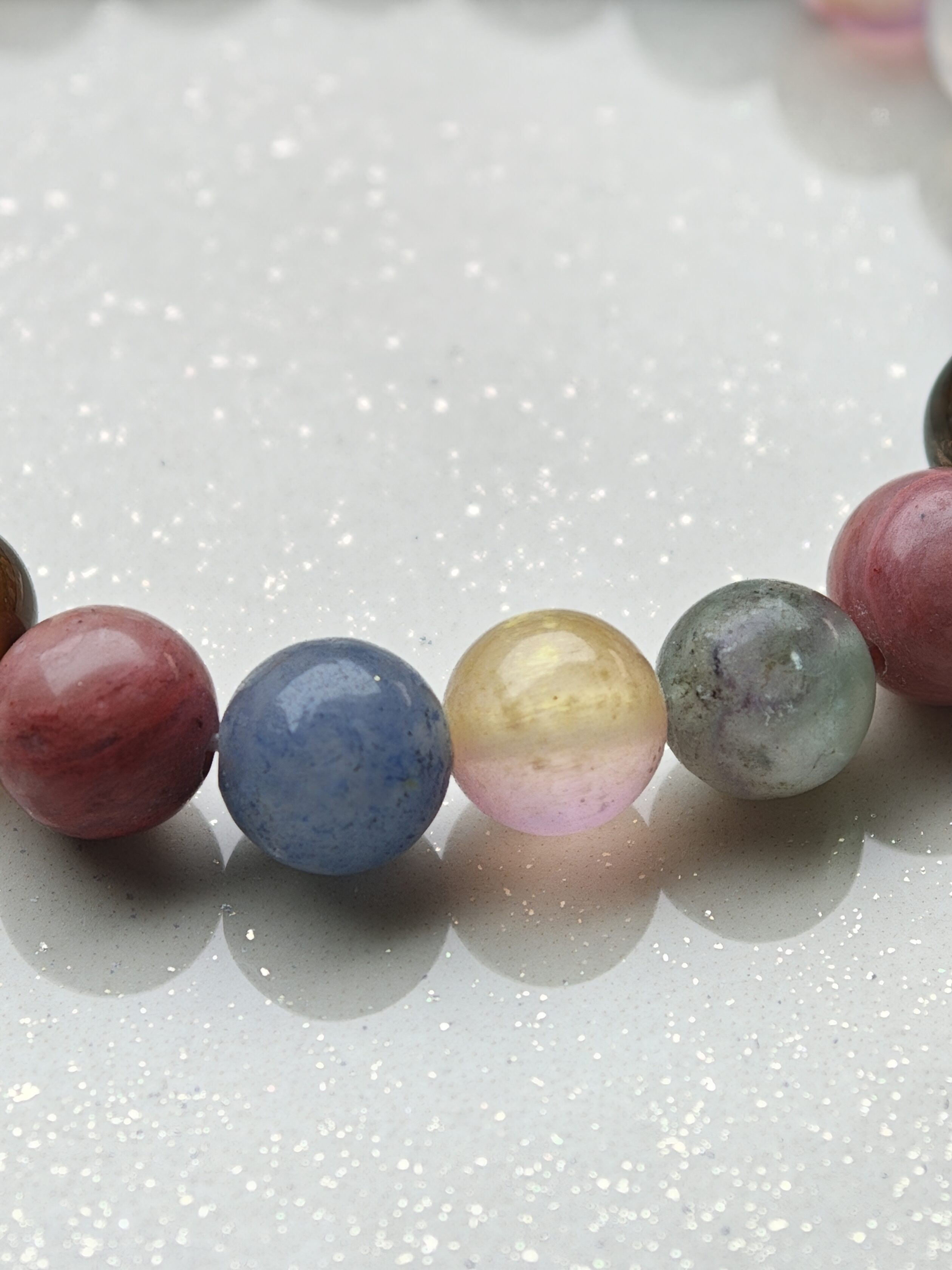 Butterfly Planet – Gemstone & Freshwater Pearl Bracelet – alternate view 4 by ImperfectRealm