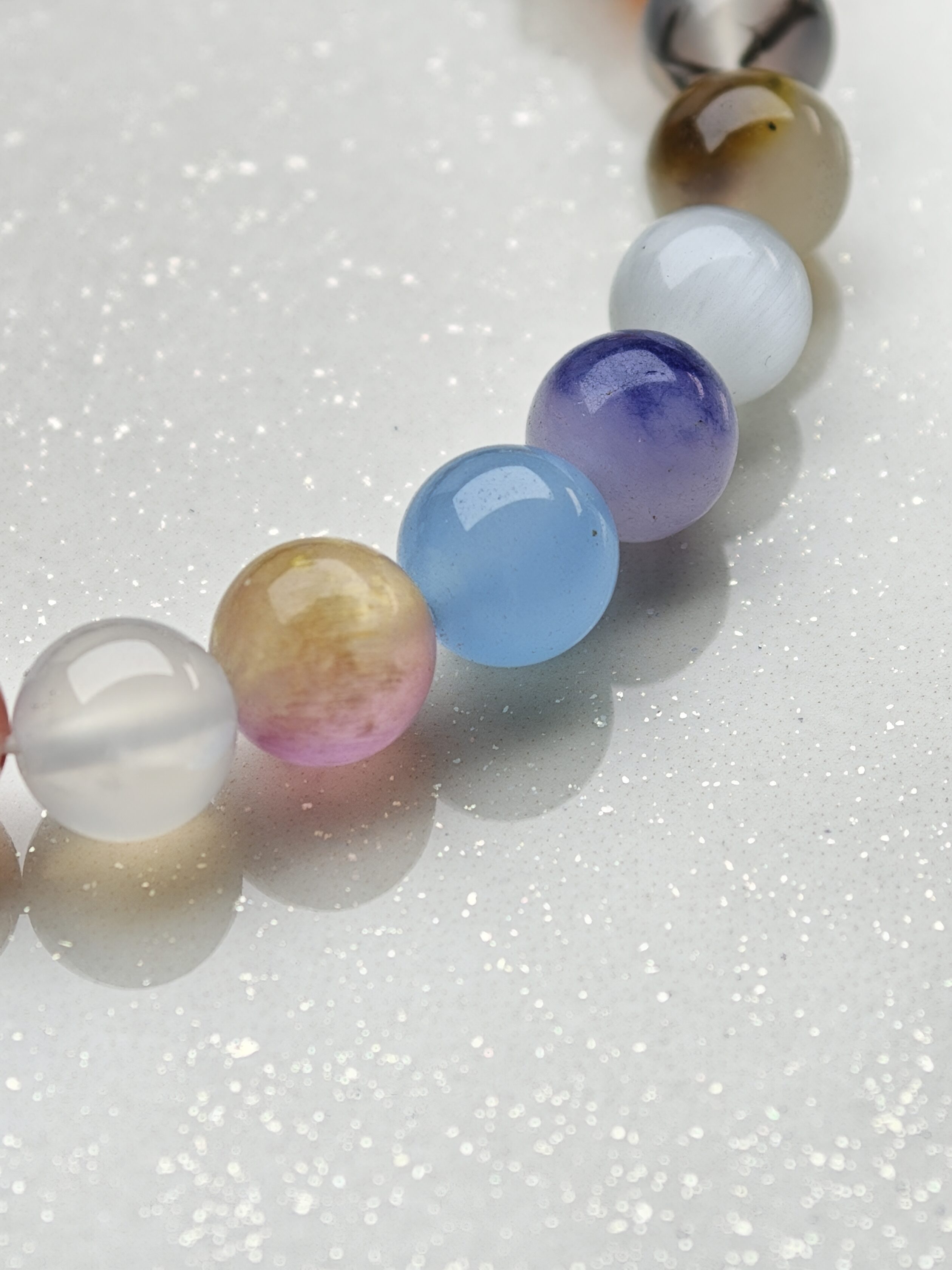 Butterfly Planet – Gemstone & Freshwater Pearl Bracelet – alternate view 3 by ImperfectRealm