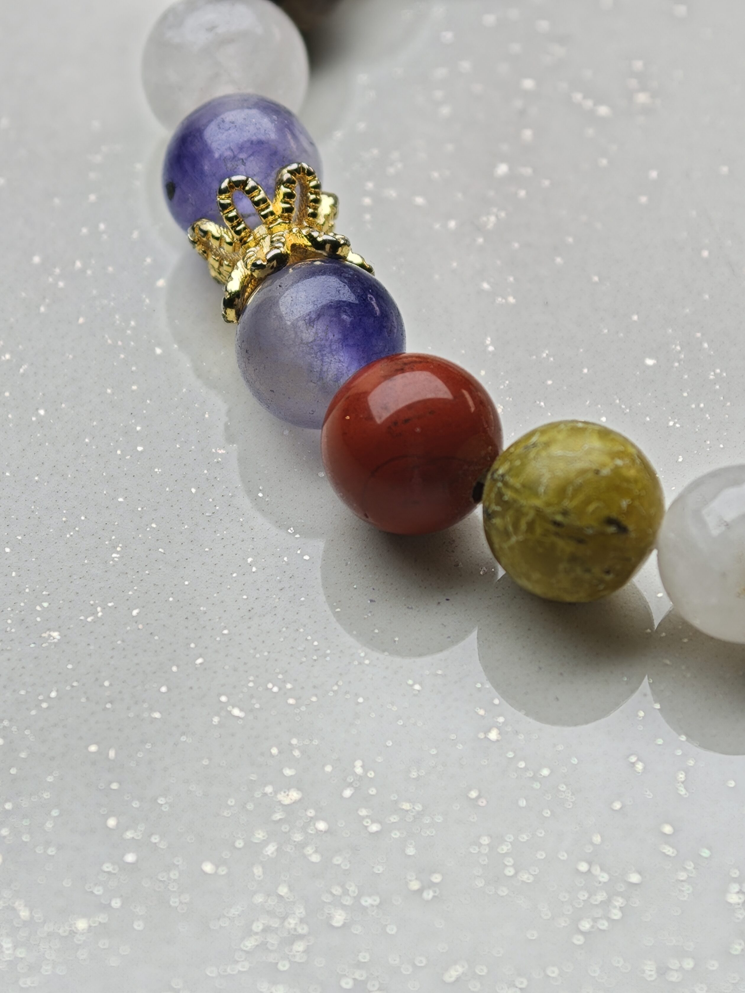 Blush Guardian – Freshwater Pearl & Fluorite Pixiu Bracelet – alternate view 2 by ImperfectRealm
