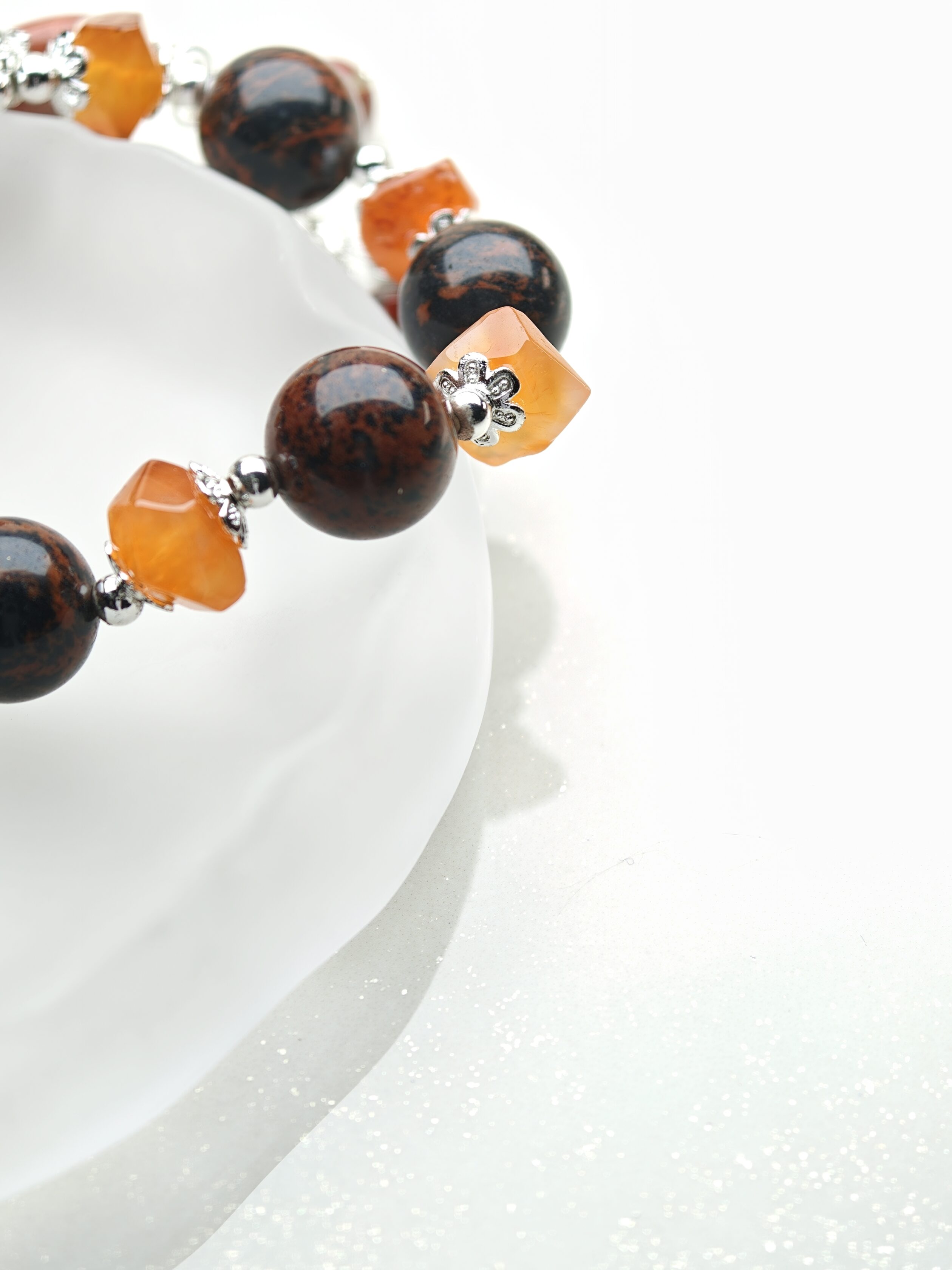 Amber Voyage – Red Agate Bracelet – alternate view 4 by ImperfectRealm