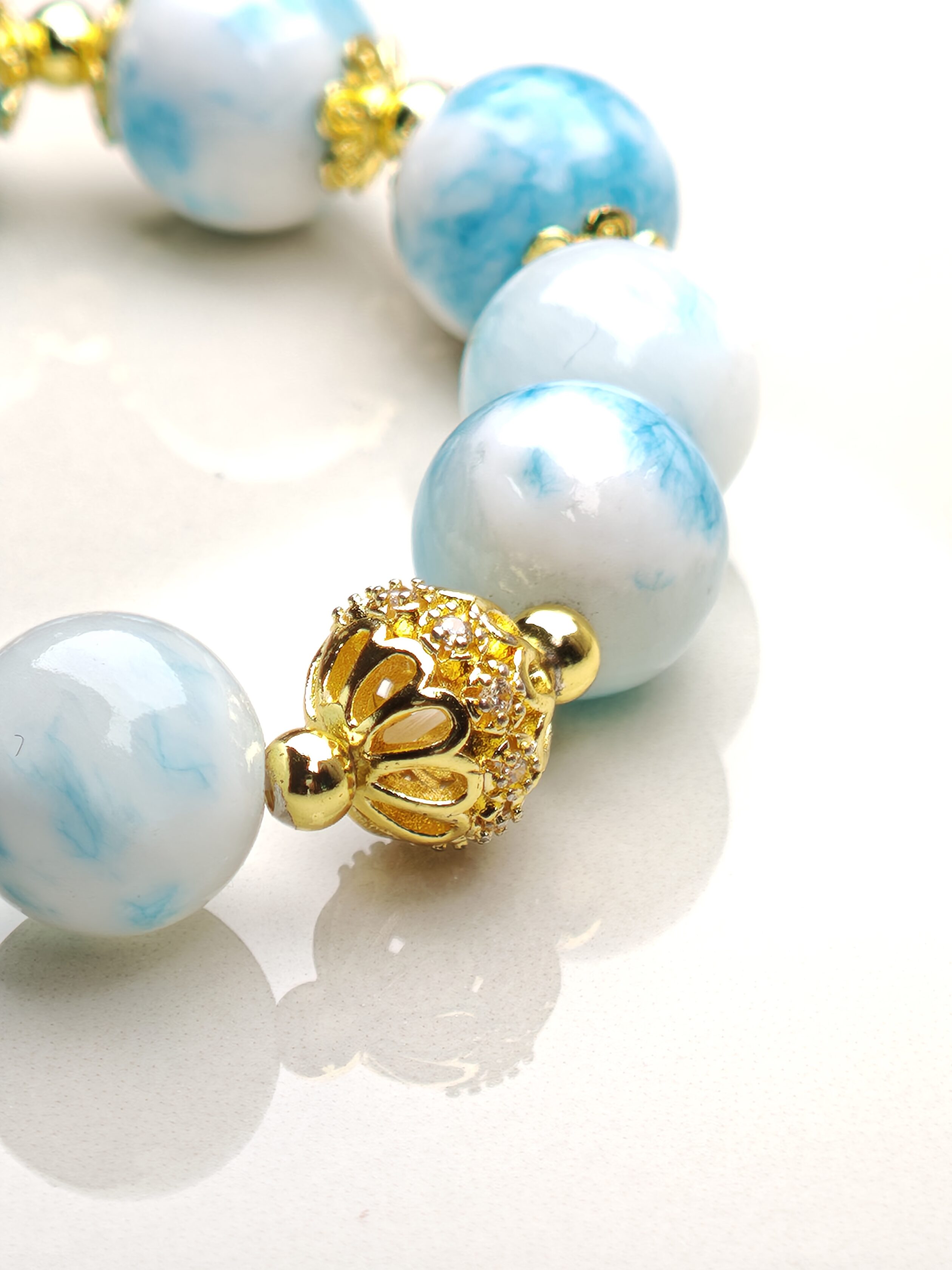 Gleam of the Persian Sea – Persian Jade Bracelet – alternate view 2 by ImperfectRealm