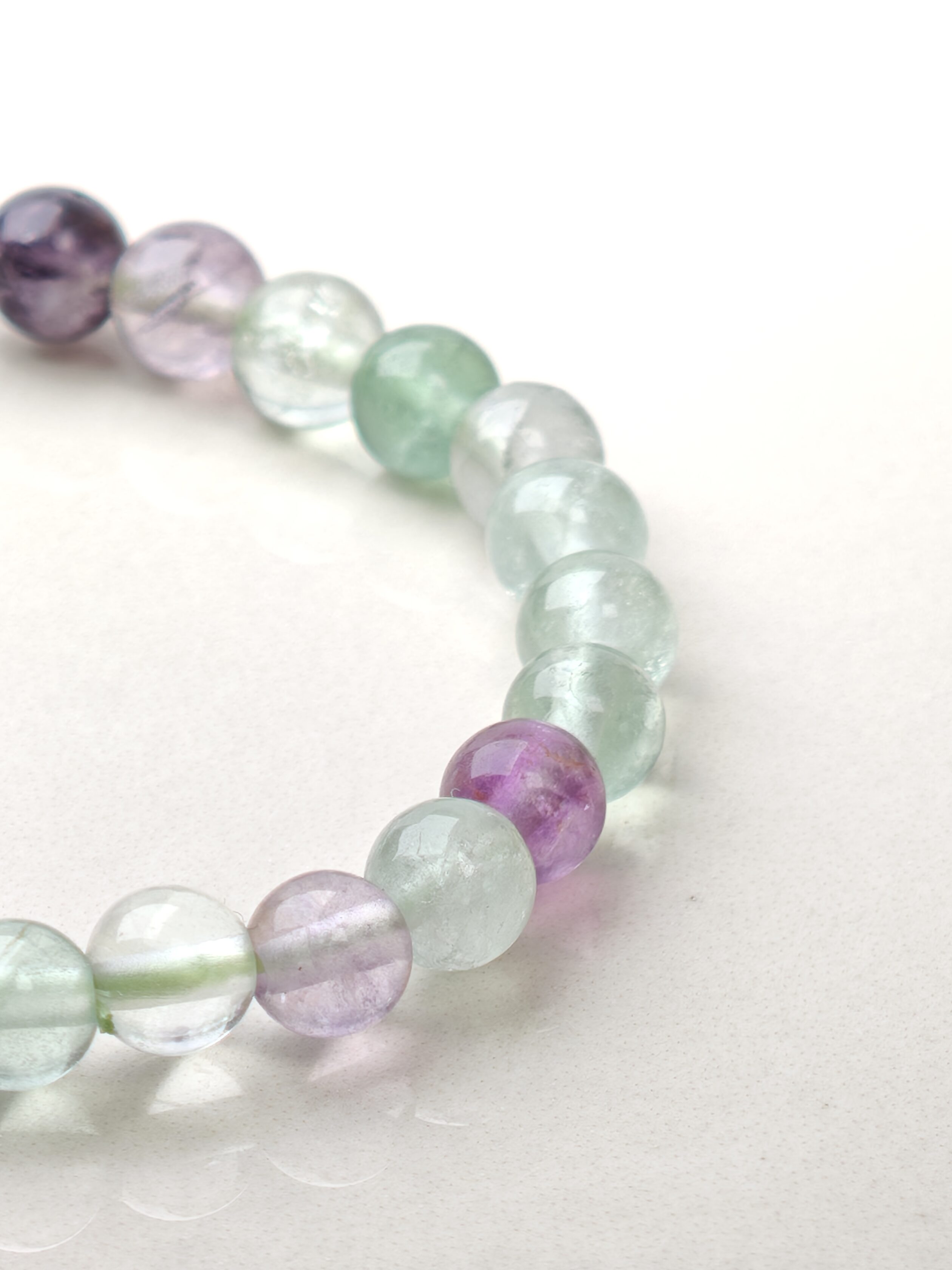 Fluorite Blessing – Multi-Color Fluorite Bracelet – alternate view 4 by ImperfectRealm