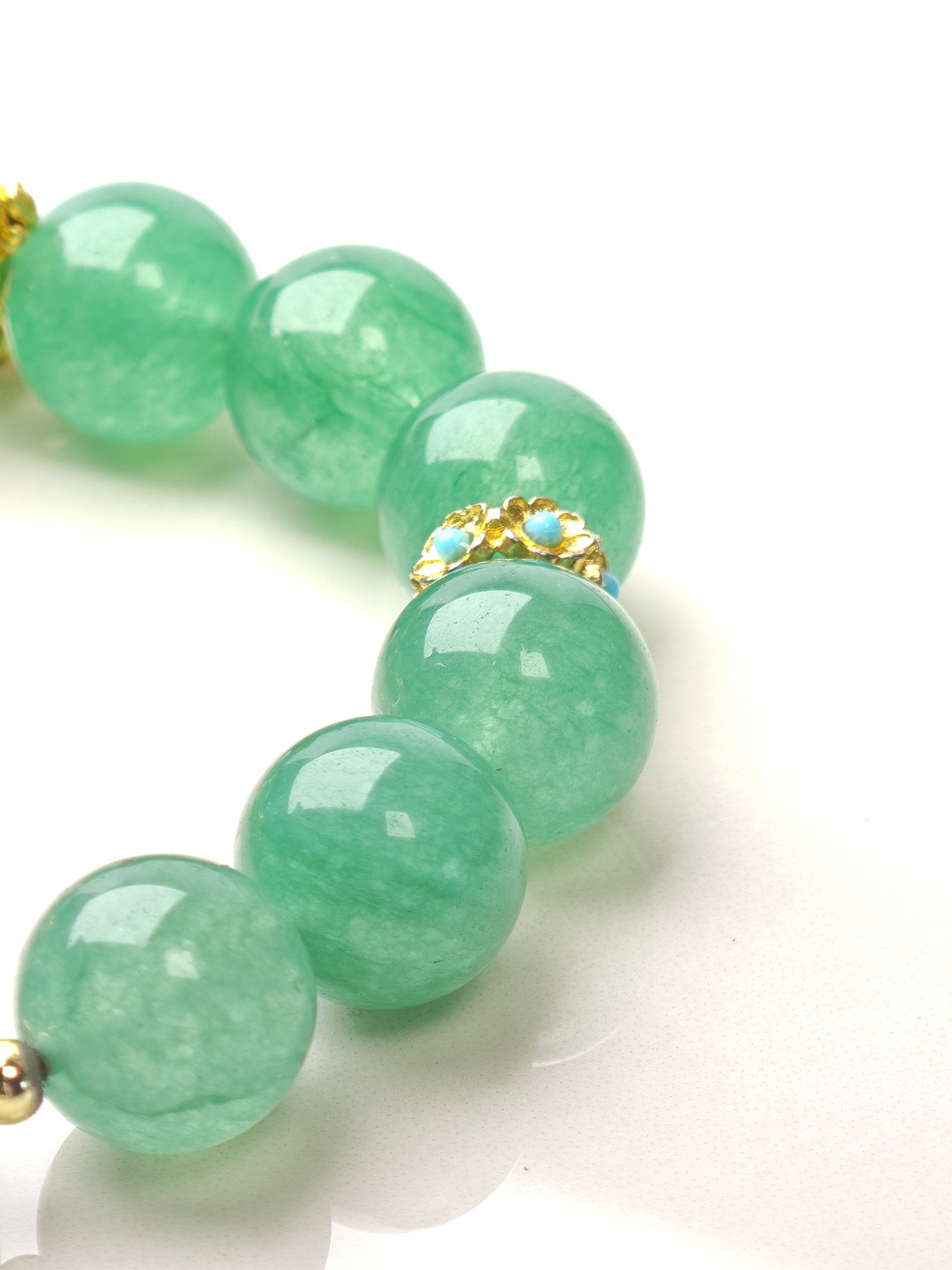 Heartlight Whisper – Green Aventurine Bracelet – alternate view 4 by ImperfectRealm