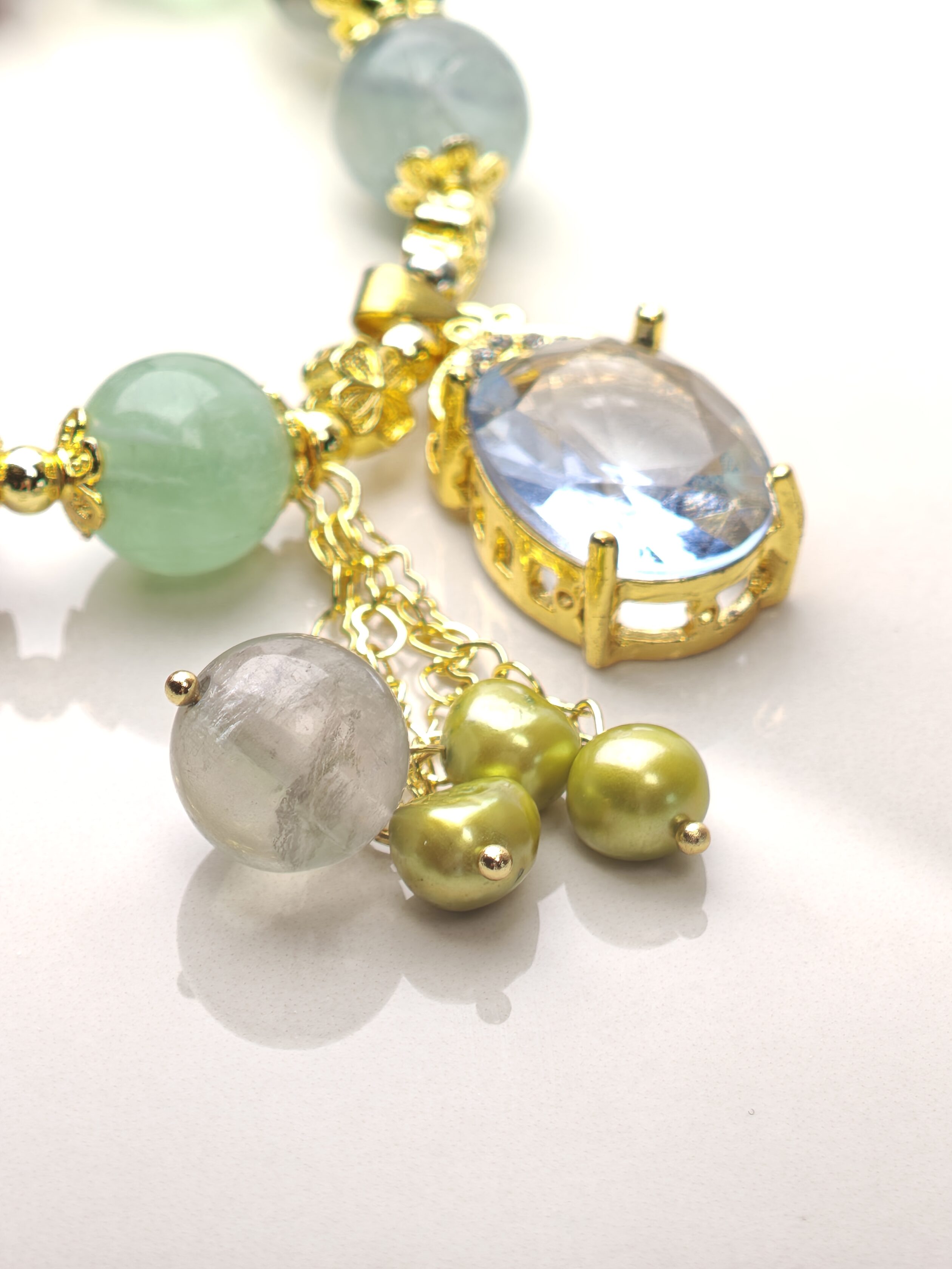 Aurora Bloom – Fluorite Bracelet – alternate view 2 by ImperfectRealm