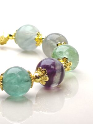 Aurora Bloom – Fluorite Bracelet