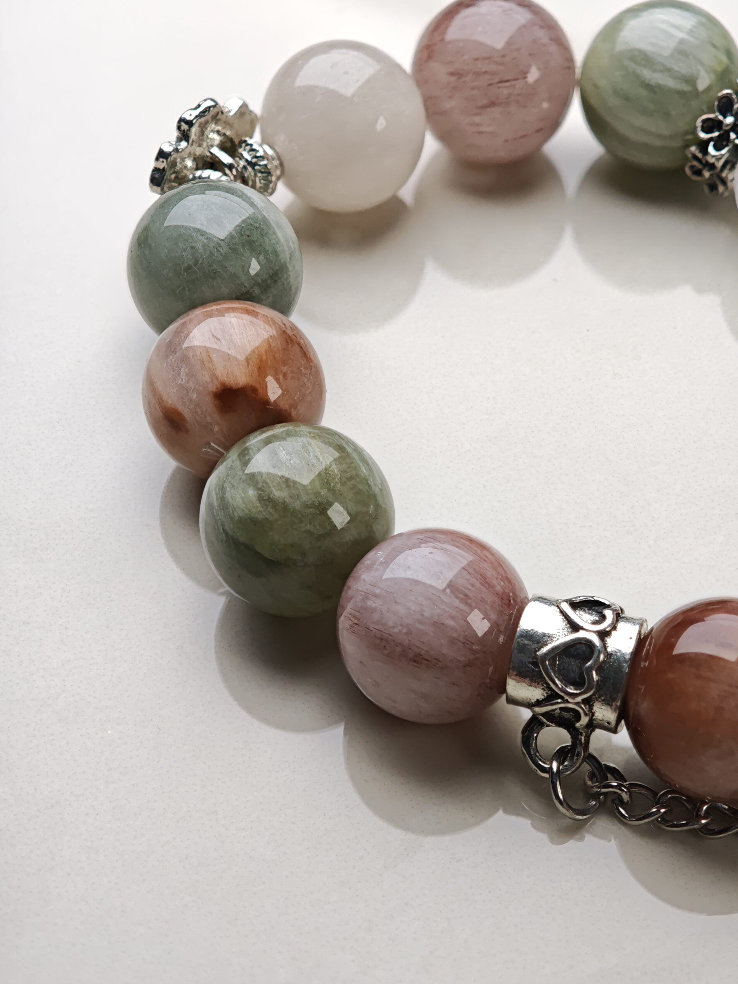 Pastel Plume – Multi-Color Rutilated Quartz Bracelet – alternate view 4 by ImperfectRealm