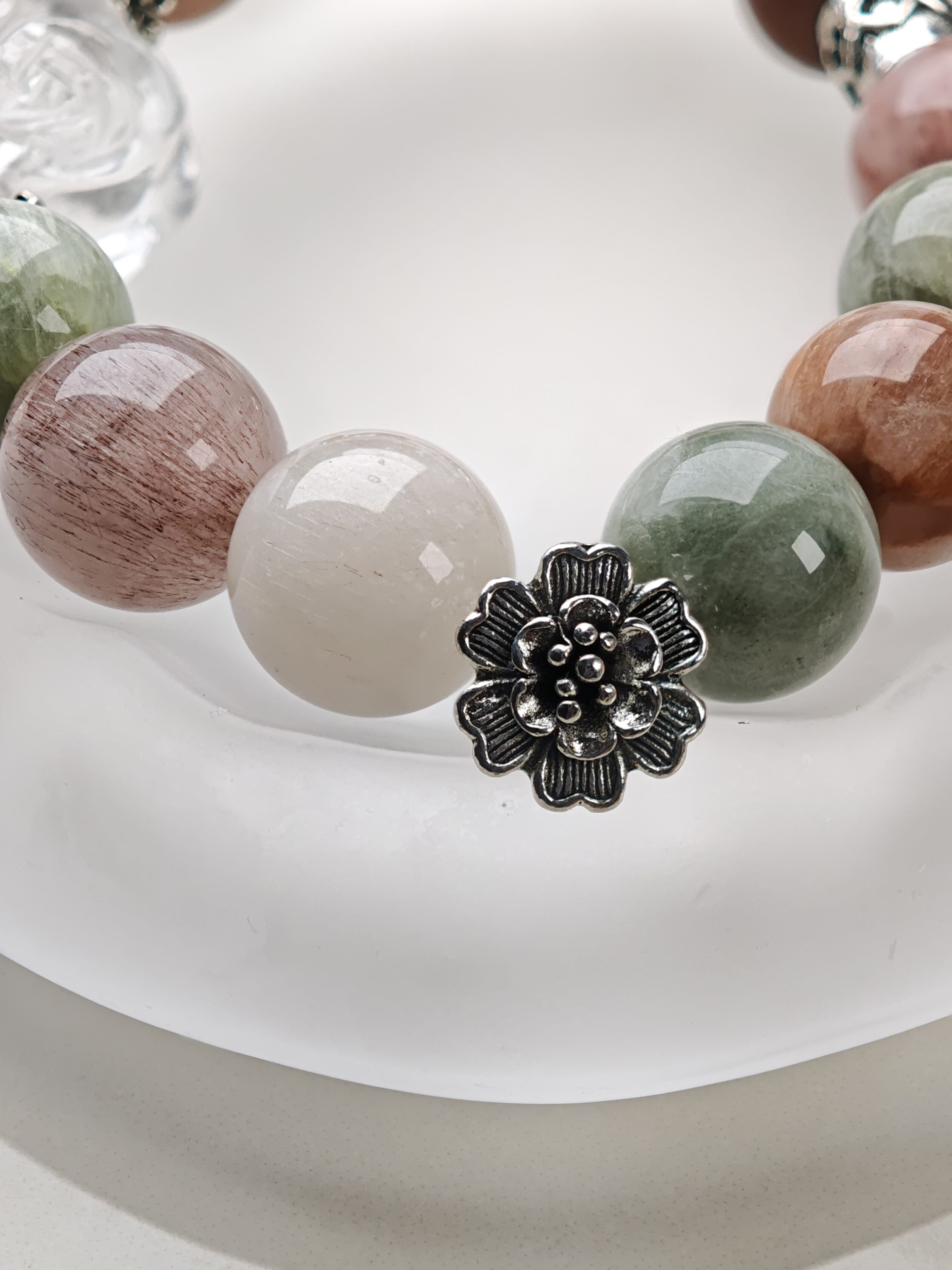 Pastel Plume – Multi-Color Rutilated Quartz Bracelet – alternate view 5 by ImperfectRealm
