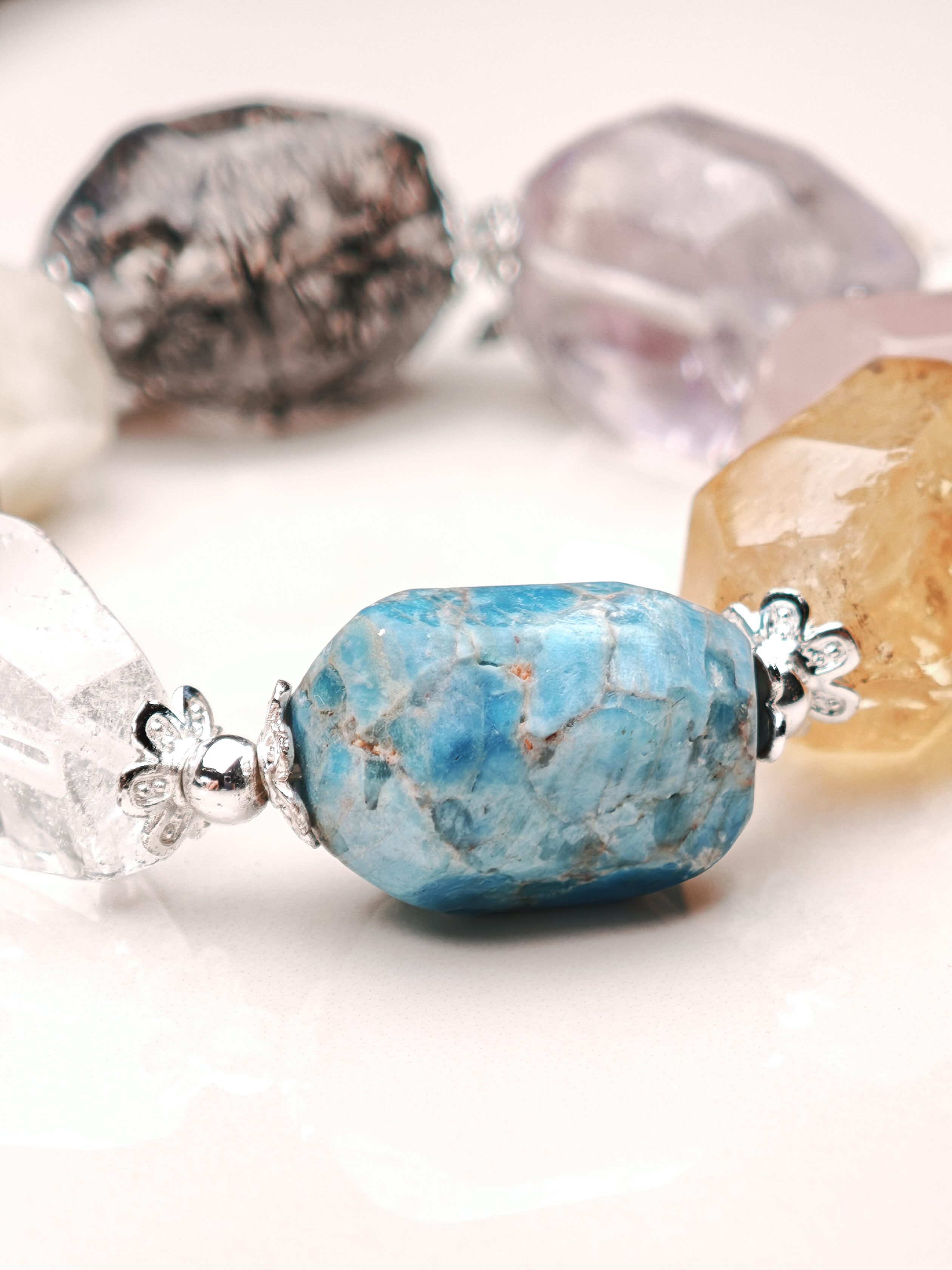Fluttering Spectrum – Multi-Gemstone Bracelet – alternate view 5 by ImperfectRealm