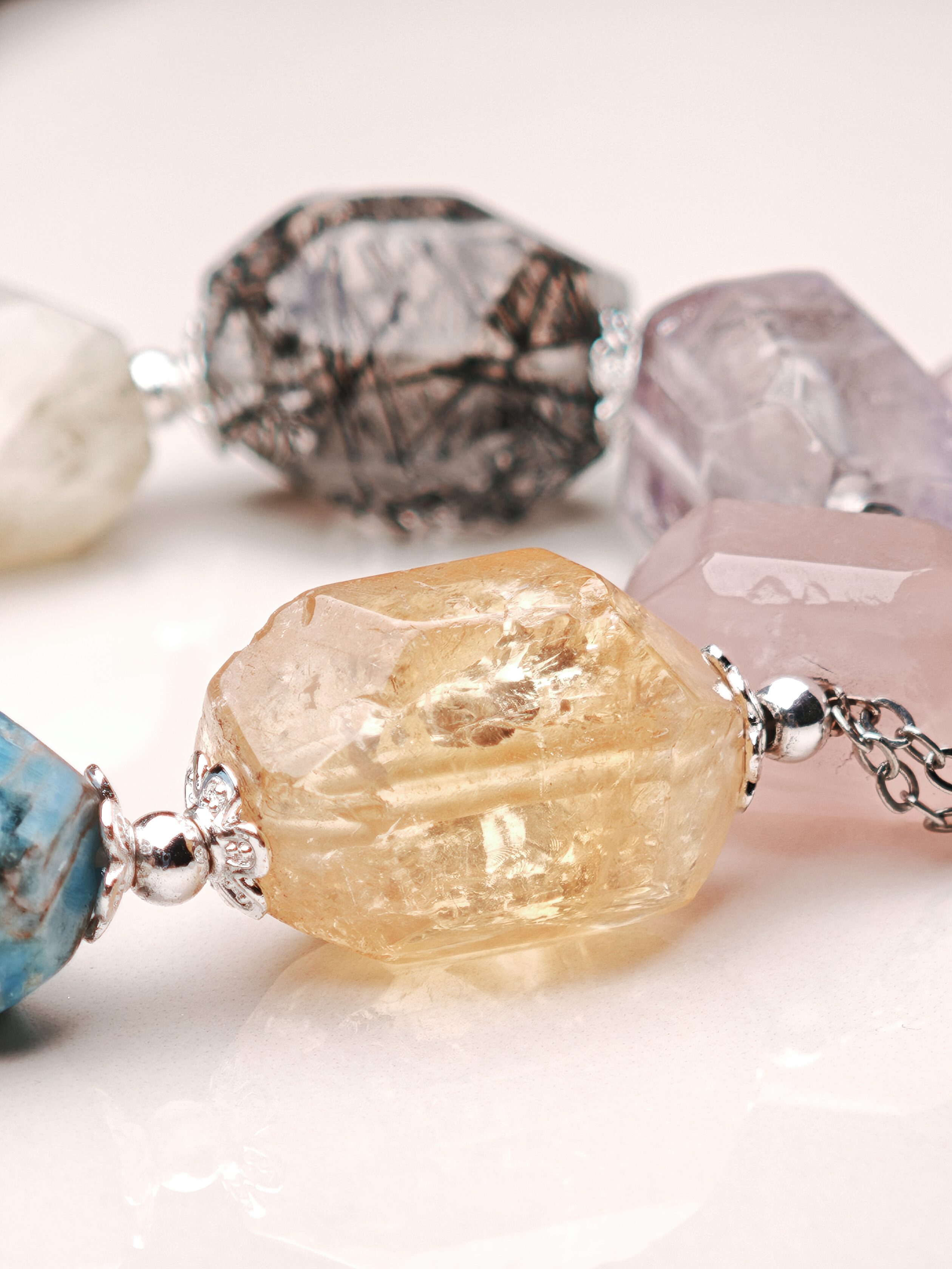 Fluttering Spectrum – Multi-Gemstone Bracelet – alternate view 4 by ImperfectRealm