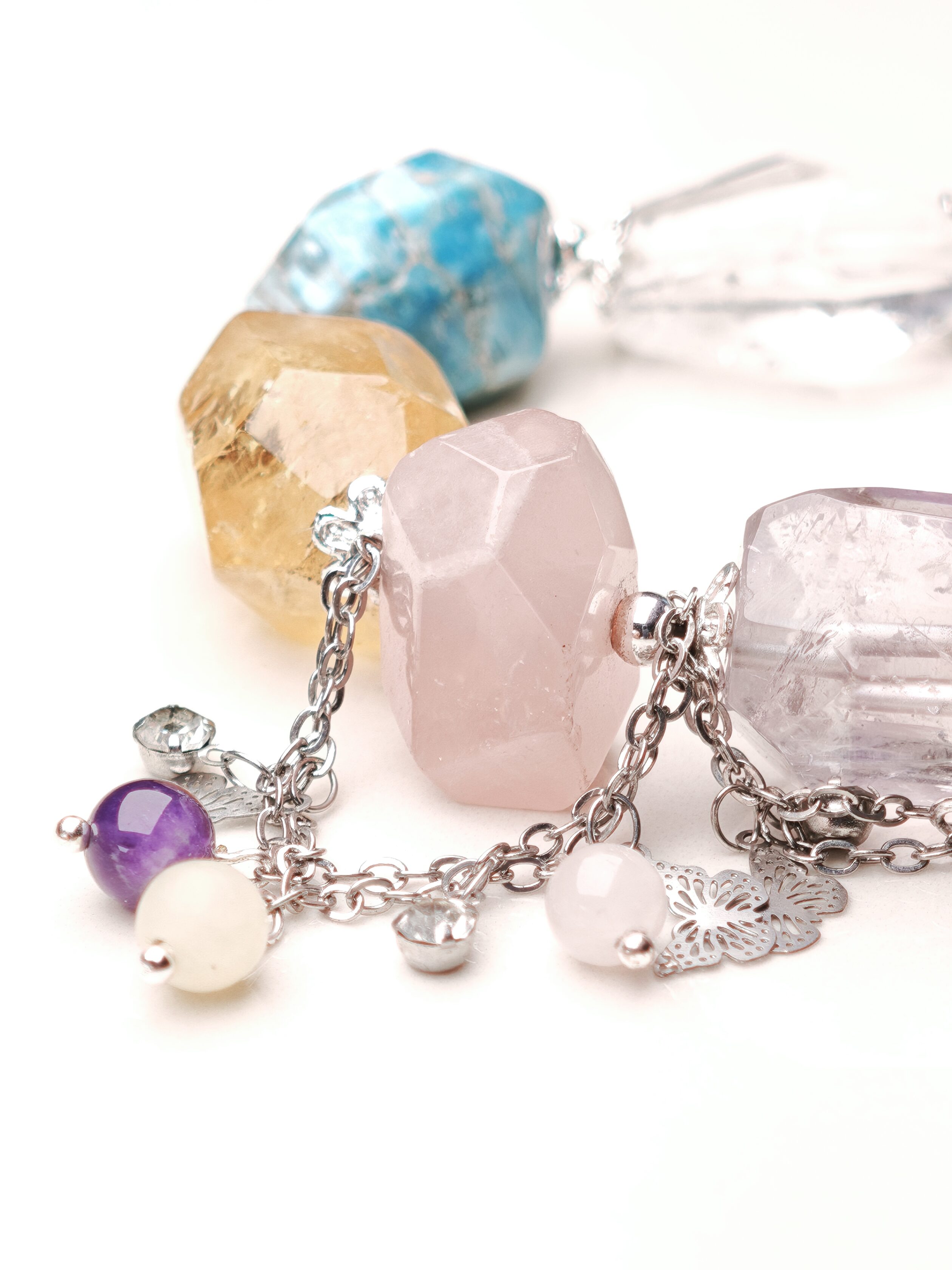 Fluttering Spectrum – Multi-Gemstone Bracelet – alternate view 2 by ImperfectRealm
