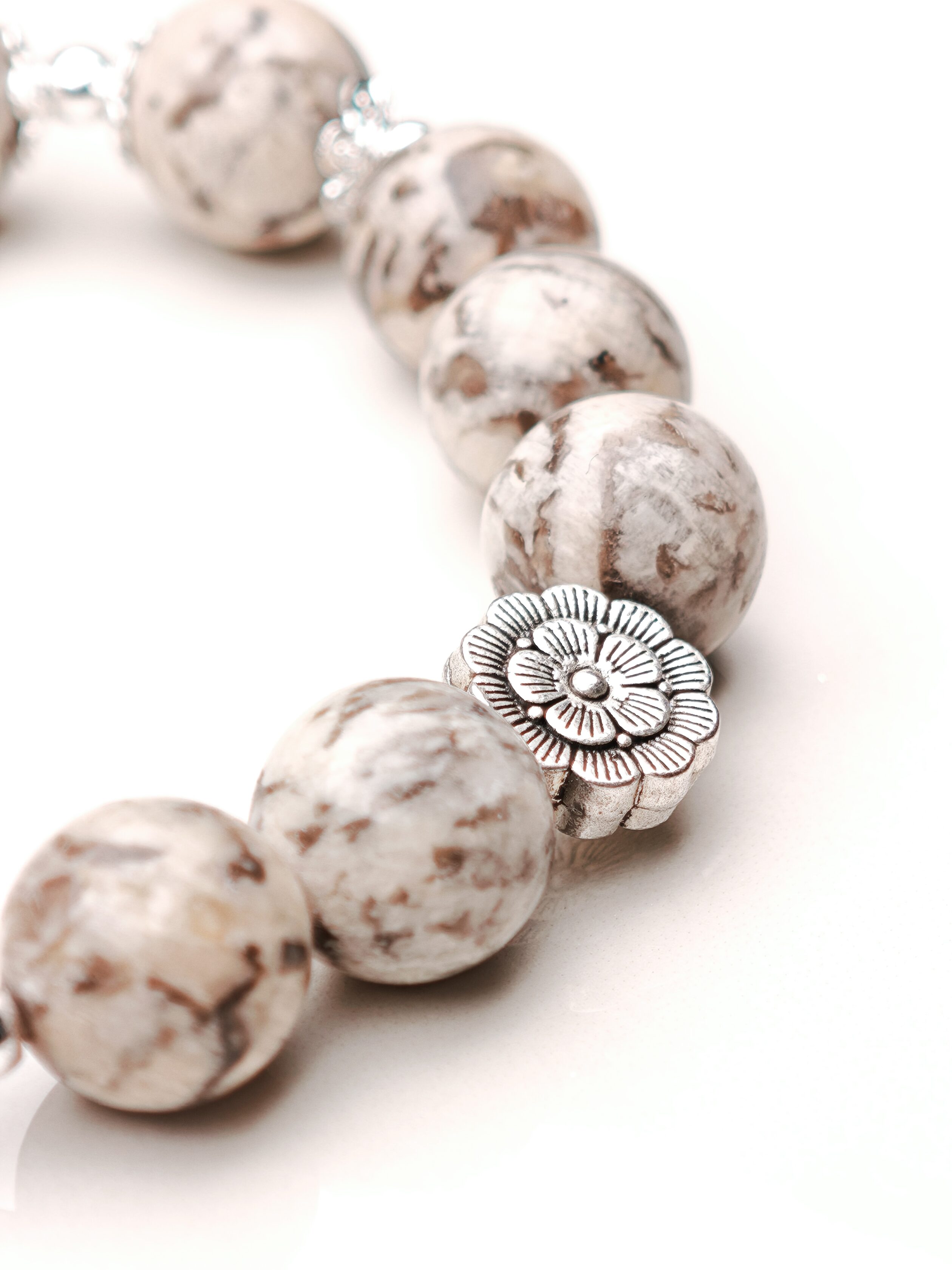 Frost Guardian – White Larvikite Pixiu Bracelet – alternate view 3 by ImperfectRealm