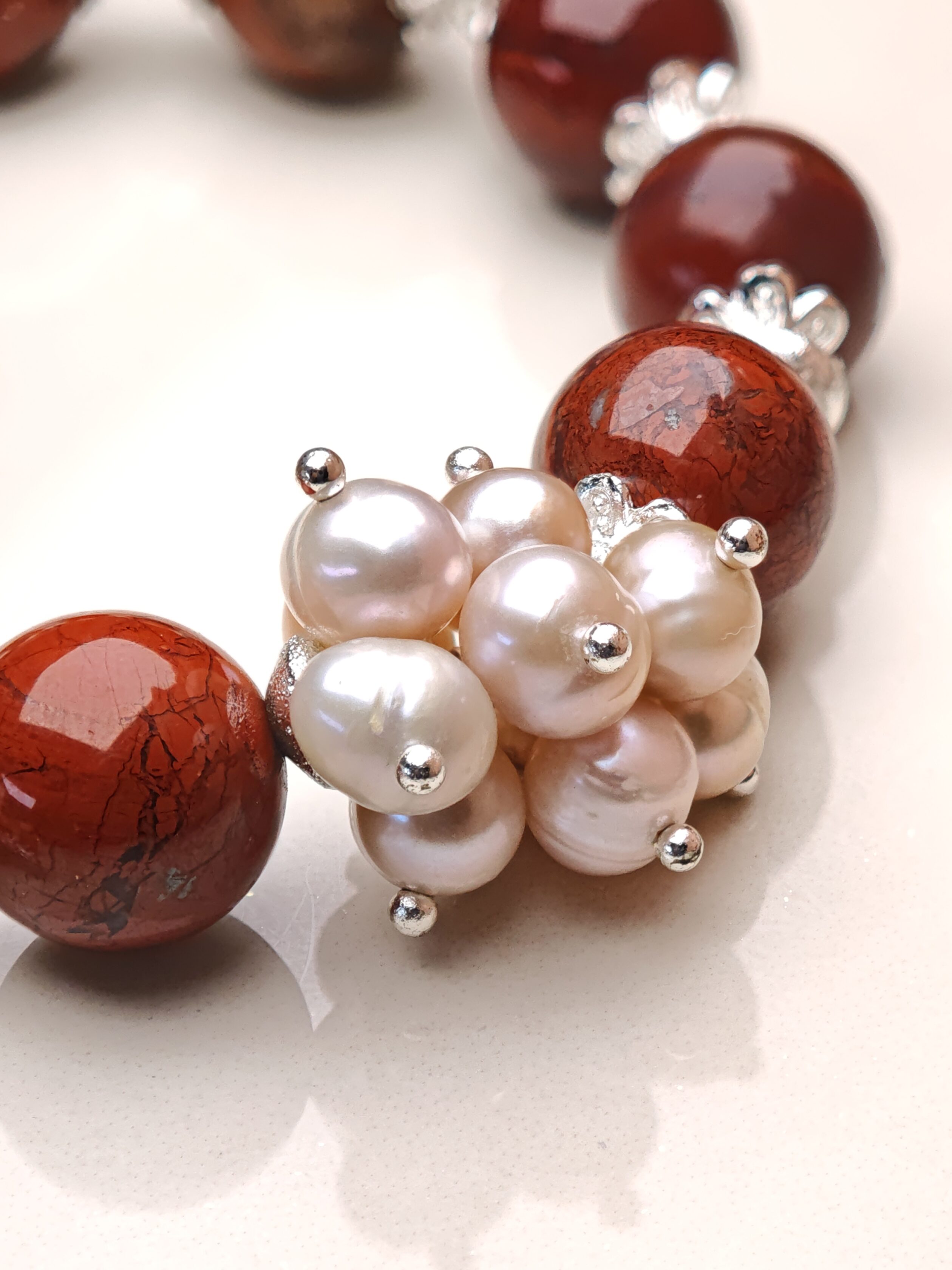 Red Jasper – Jasper Bracelet – alternate view 4 by ImperfectRealm