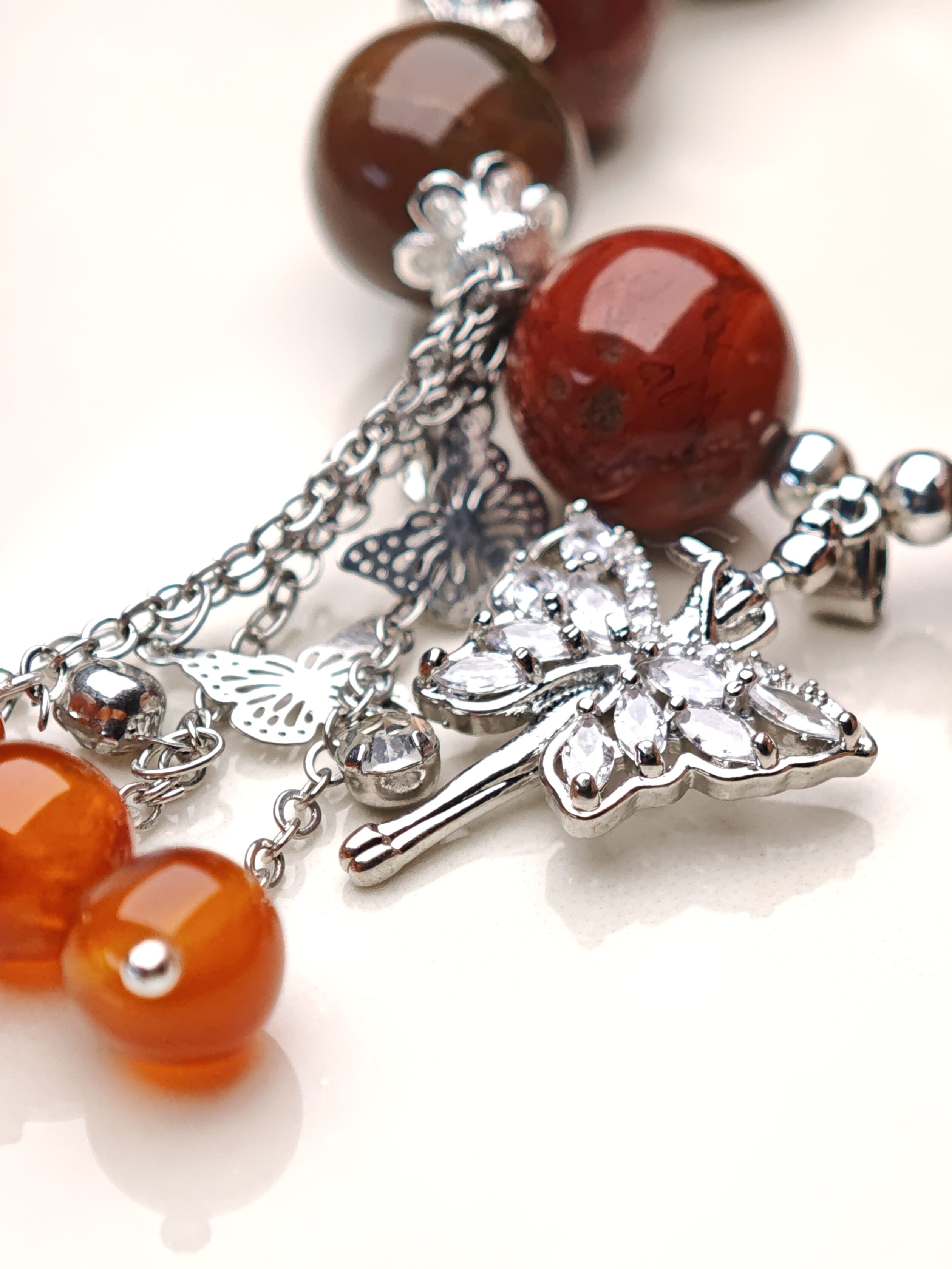 Red Jasper – Jasper Bracelet – alternate view 2 by ImperfectRealm