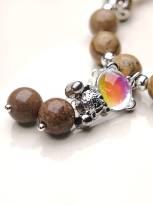 Sunset Whimsy – Picture Jasper Bracelet