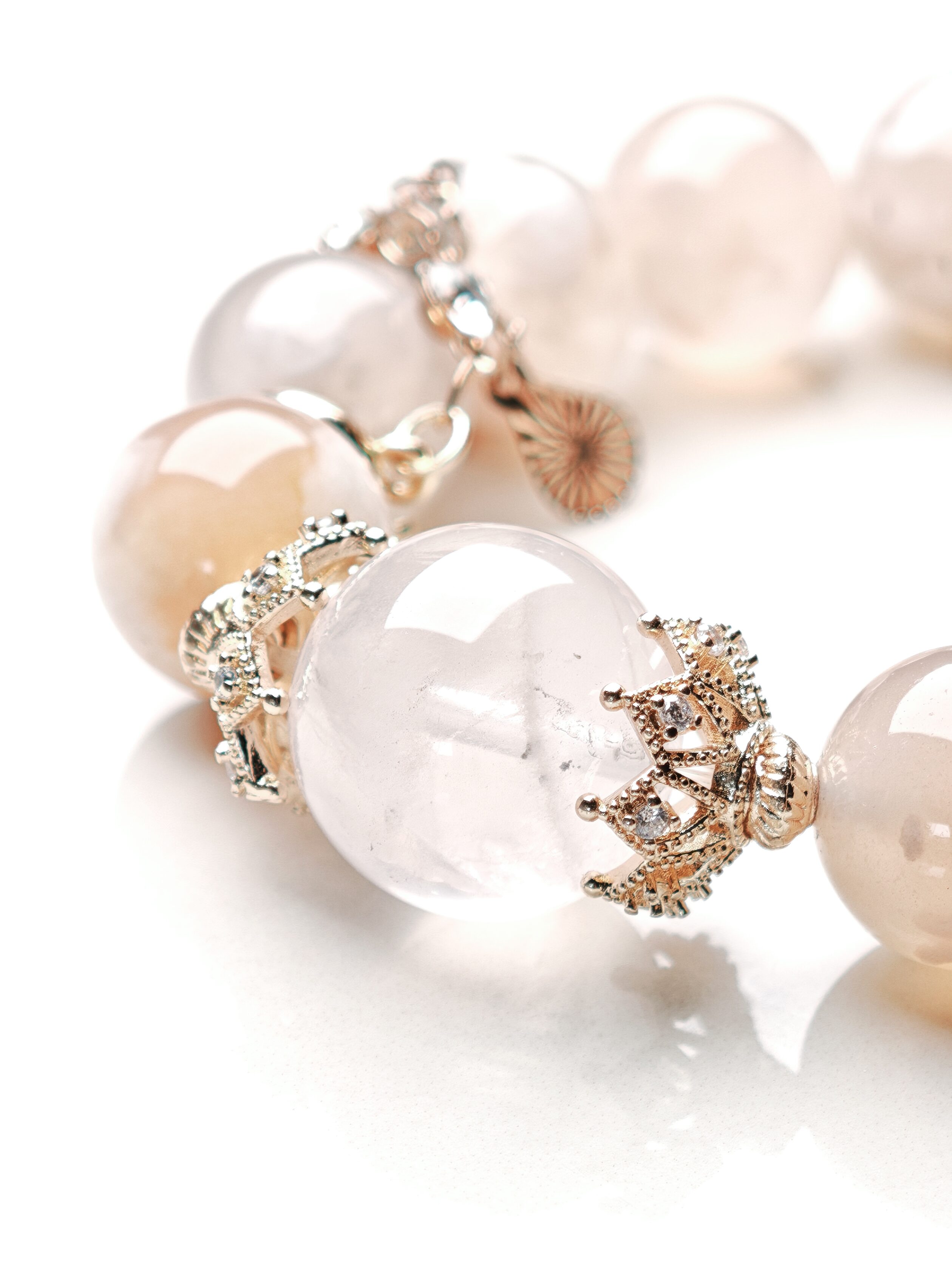 Blossom Haze – Cherry Blossom Agate Bracelet – alternate view 3 by ImperfectRealm
