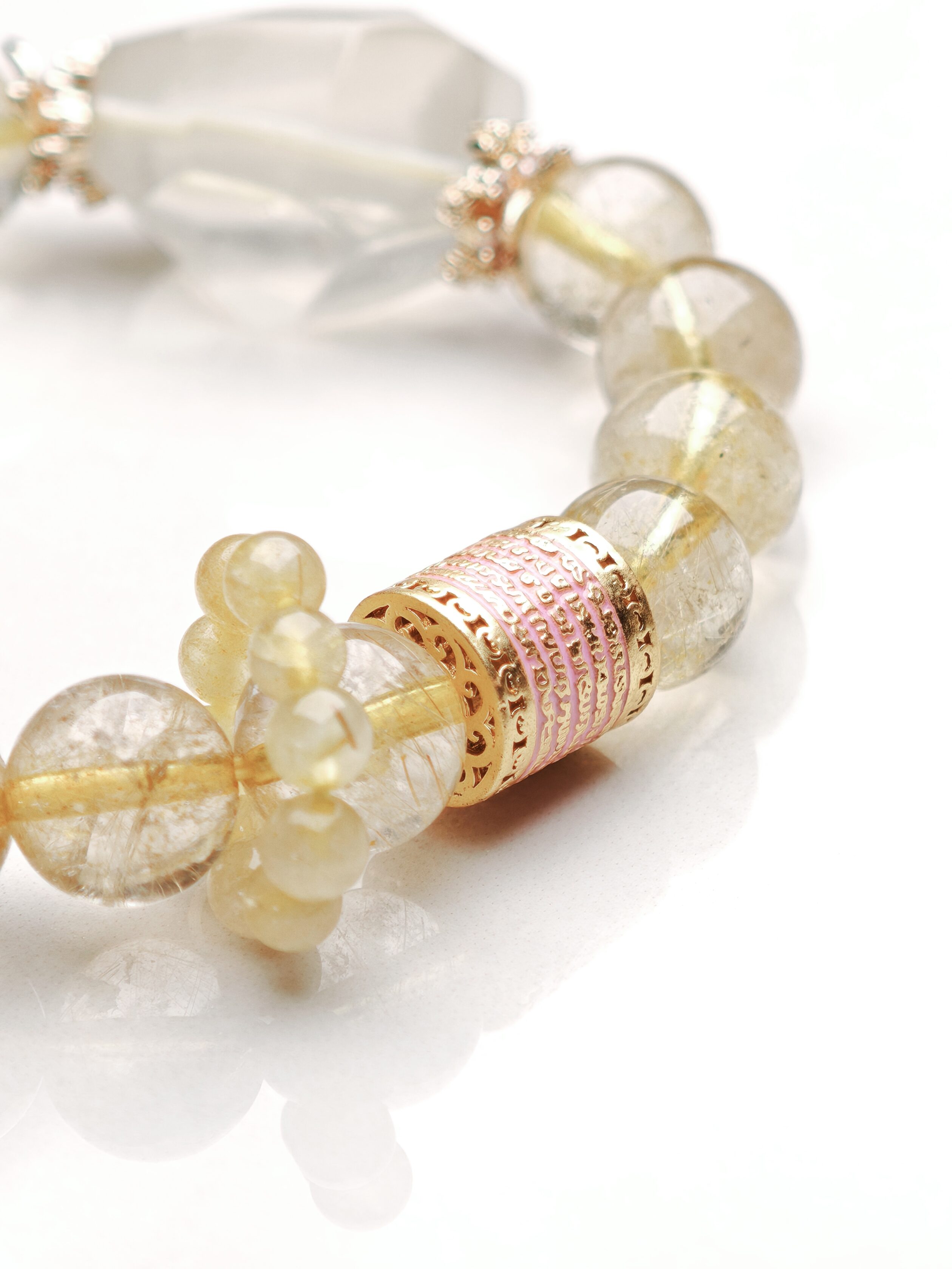 Golden Whisper – Rutilated Quartz Bracelet – alternate view 3 by ImperfectRealm