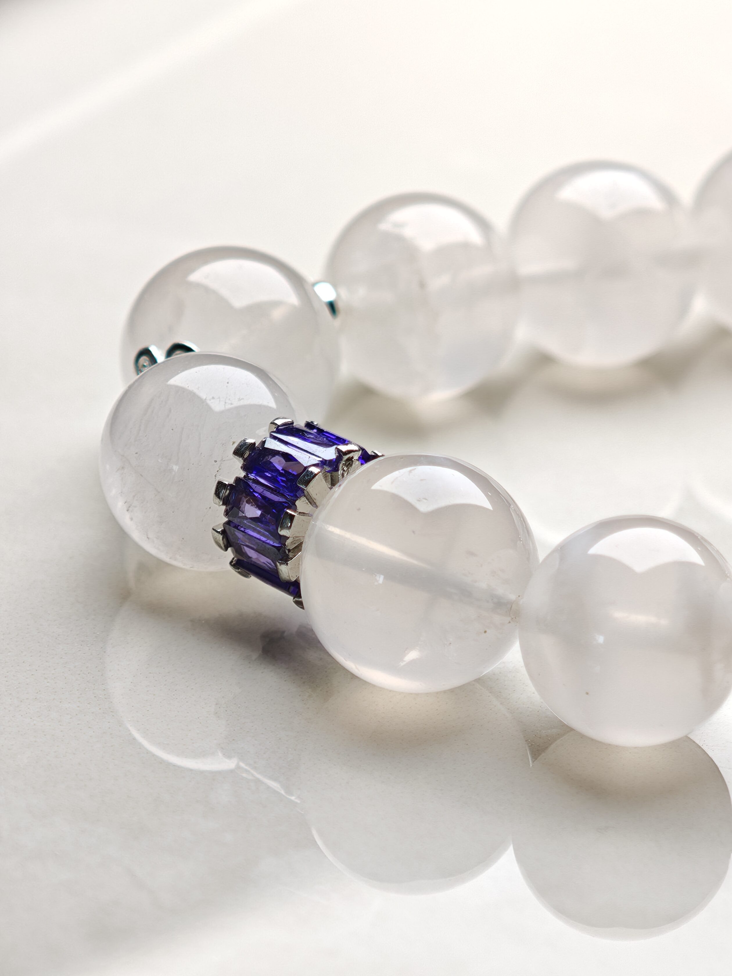 Moonlit Blossom – Rose Quartz Bracelet – alternate view 3 by ImperfectRealm