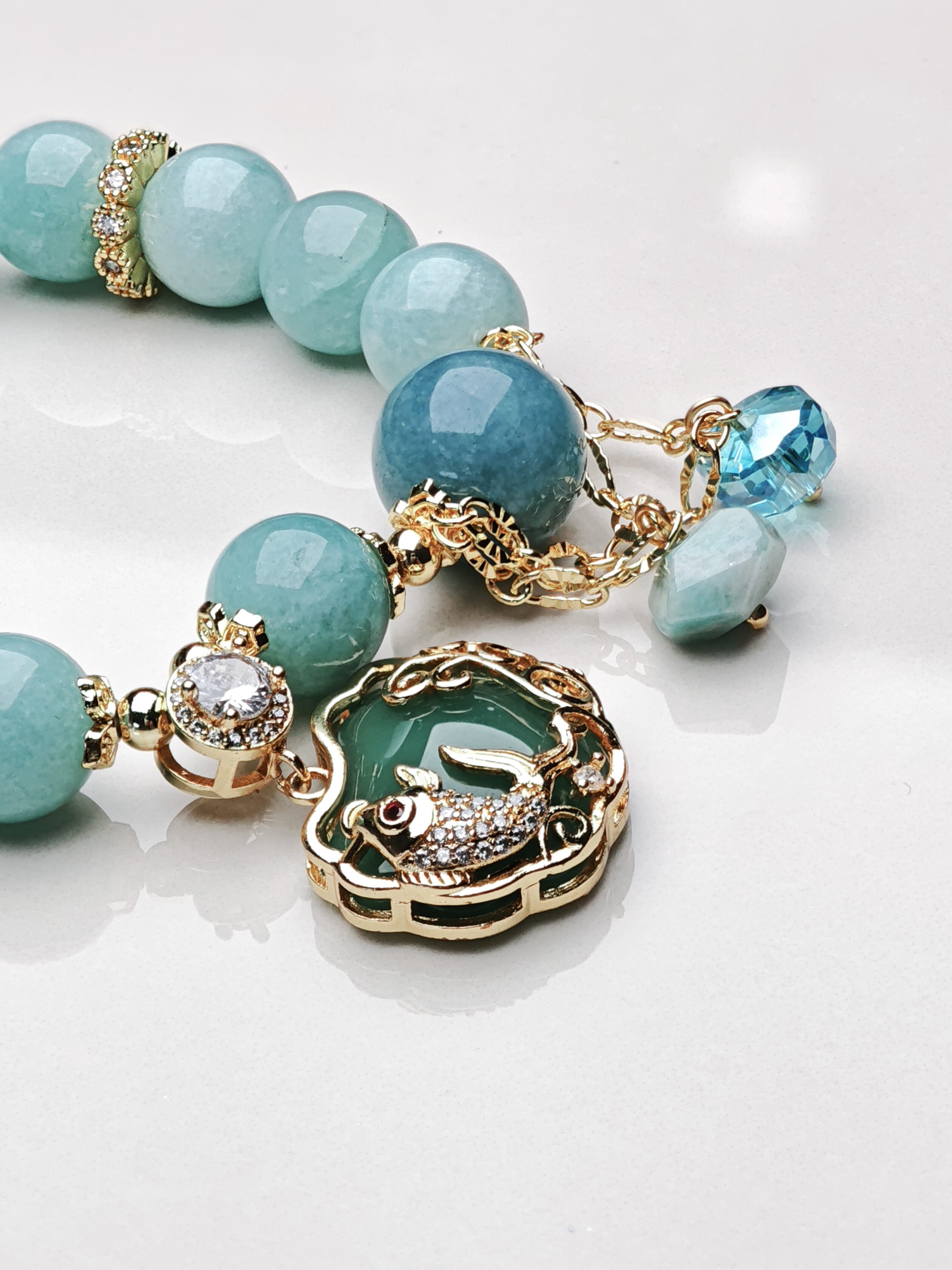 Tide Listener – Amazonite Bracelet – alternate view 3 by ImperfectRealm