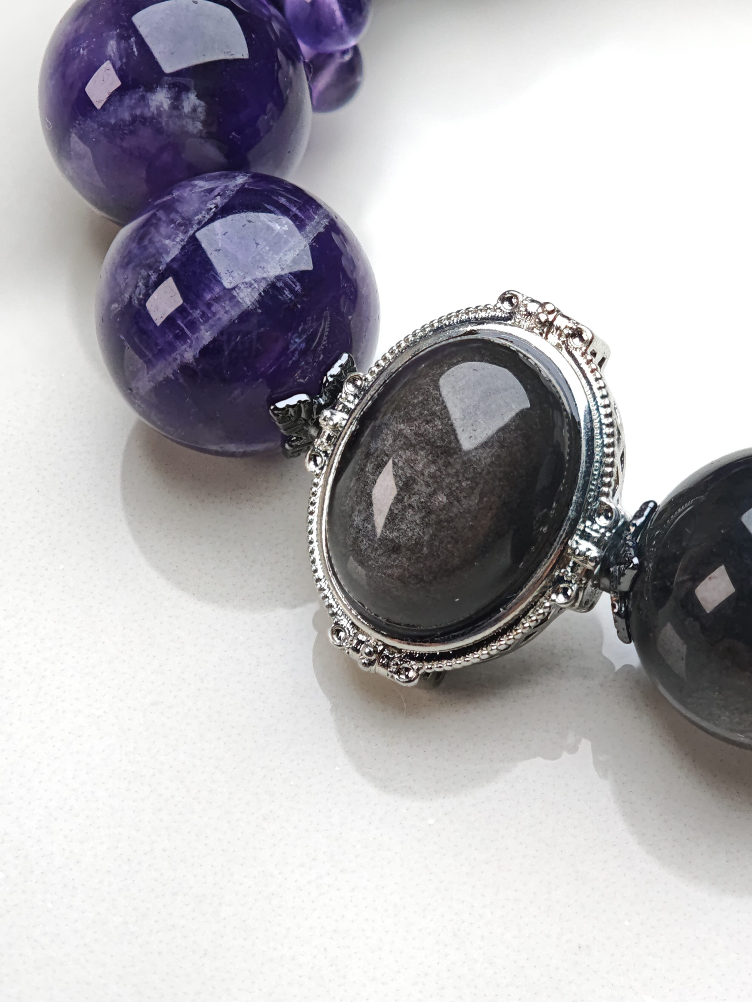 Twilight Sentinel – Amethyst Protection Bracelet – alternate view 6 by ImperfectRealm