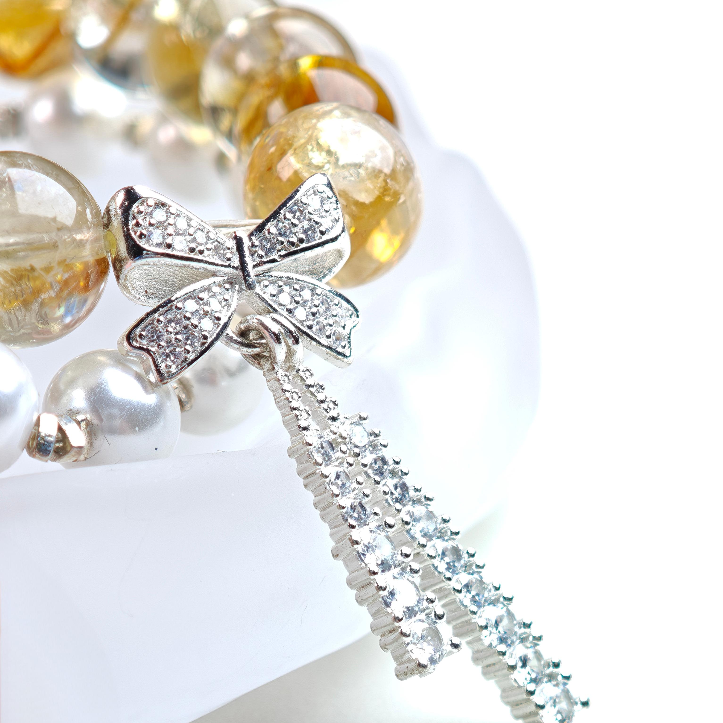 Hathor – Yellow Rutilated Quartz Bracelet – alternate view 3 by ImperfectRealm