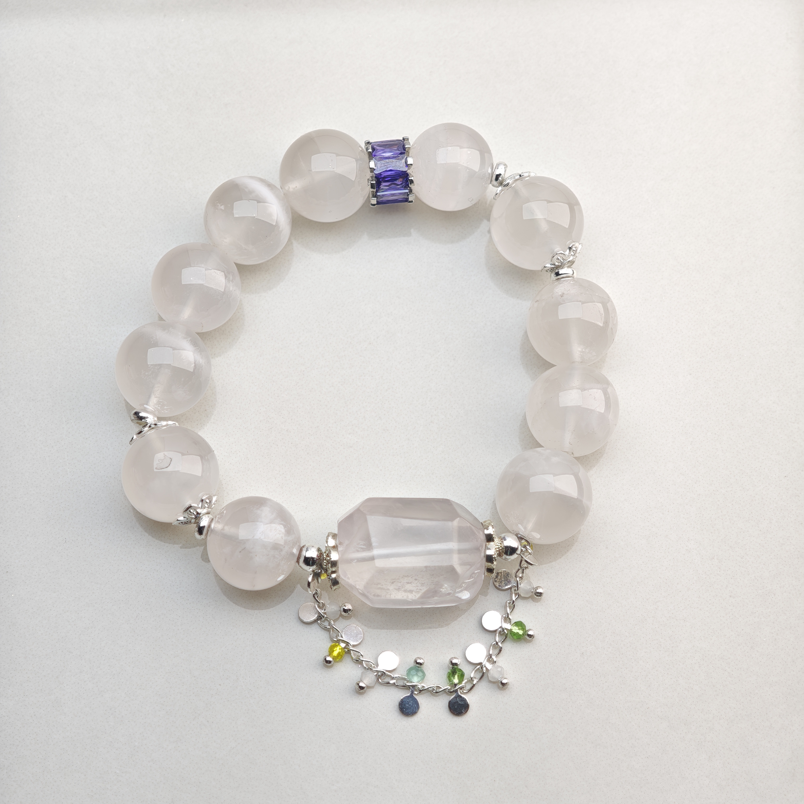 Moonlit Blossom – Rose Quartz Bracelet – alternate view 5 by ImperfectRealm