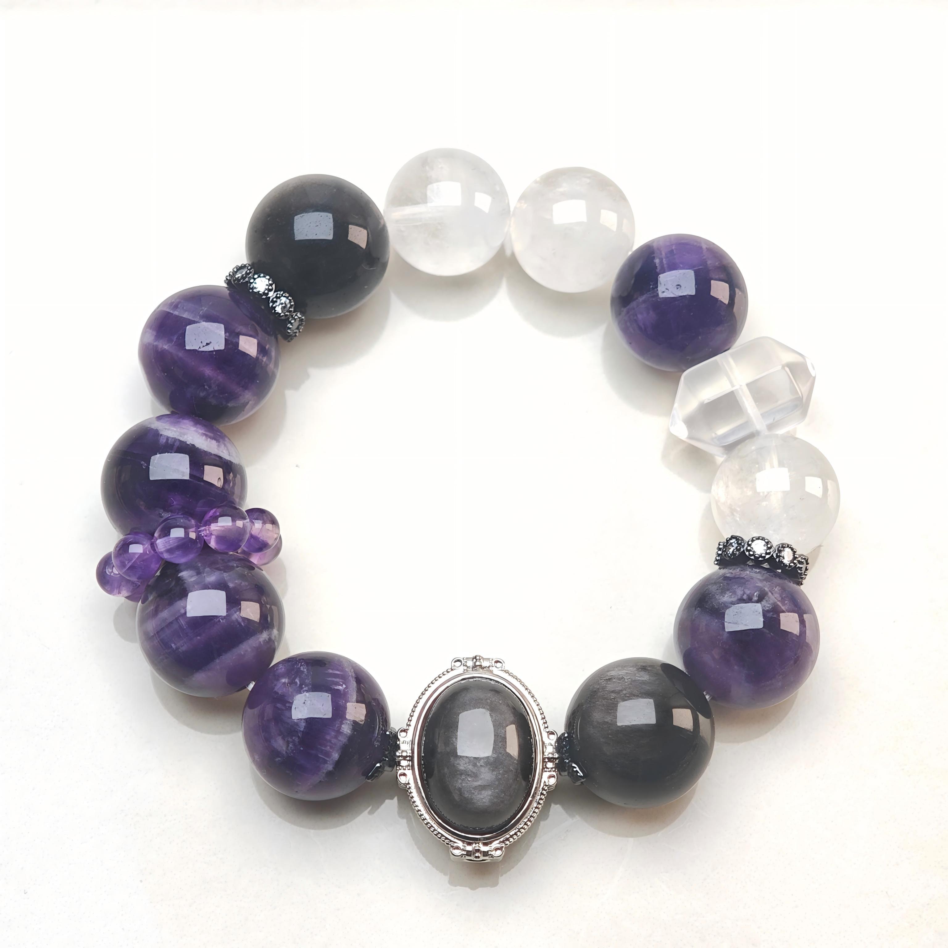 Twilight Sentinel – Amethyst Protection Bracelet – alternate view 9 by ImperfectRealm