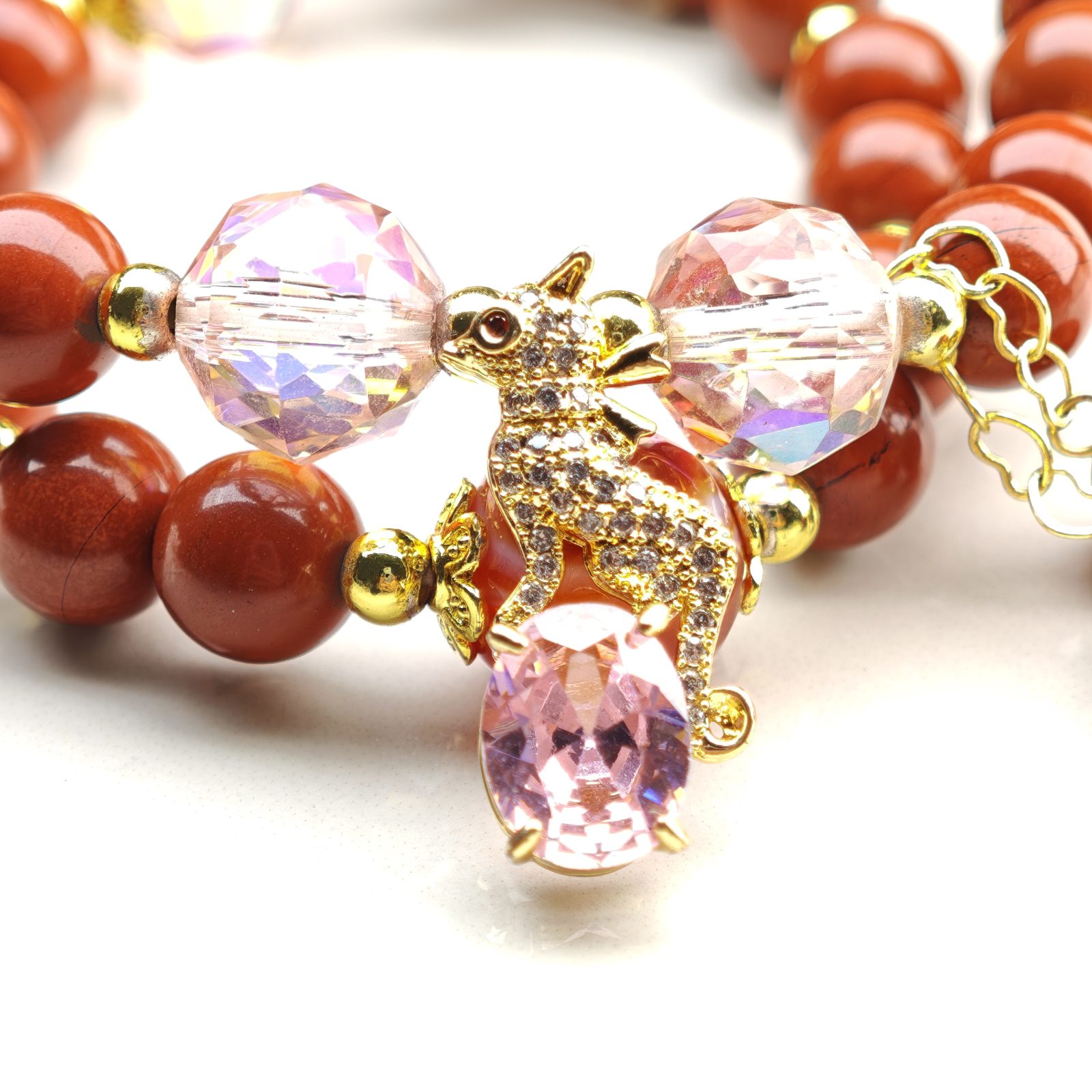 Longing Beads – Red Jasper Bracelet – alternate view 4 by ImperfectRealm
