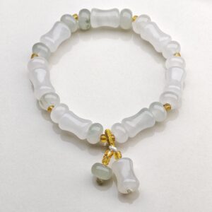 Frosted Peaks – Tianshan Jade Bracelet