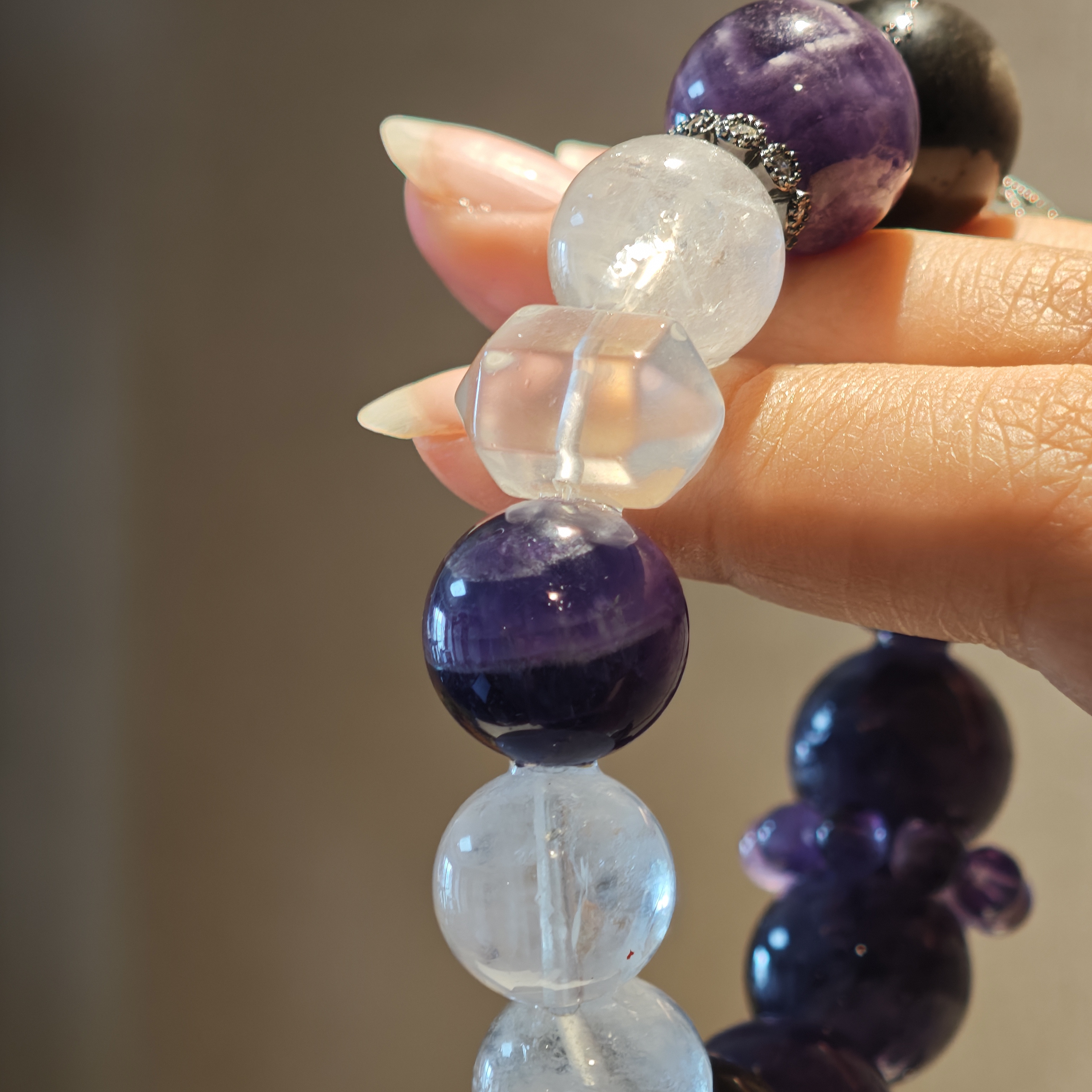 Twilight Sentinel – Amethyst Protection Bracelet – alternate view 3 by ImperfectRealm