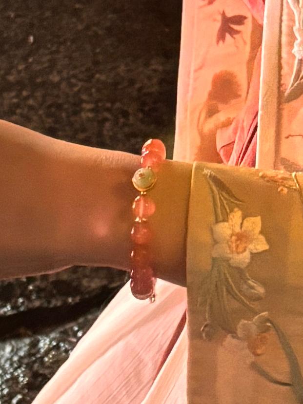 Red Muse – Agate & Chalcedony Bracelet – alternate view 2 by ImperfectRealm