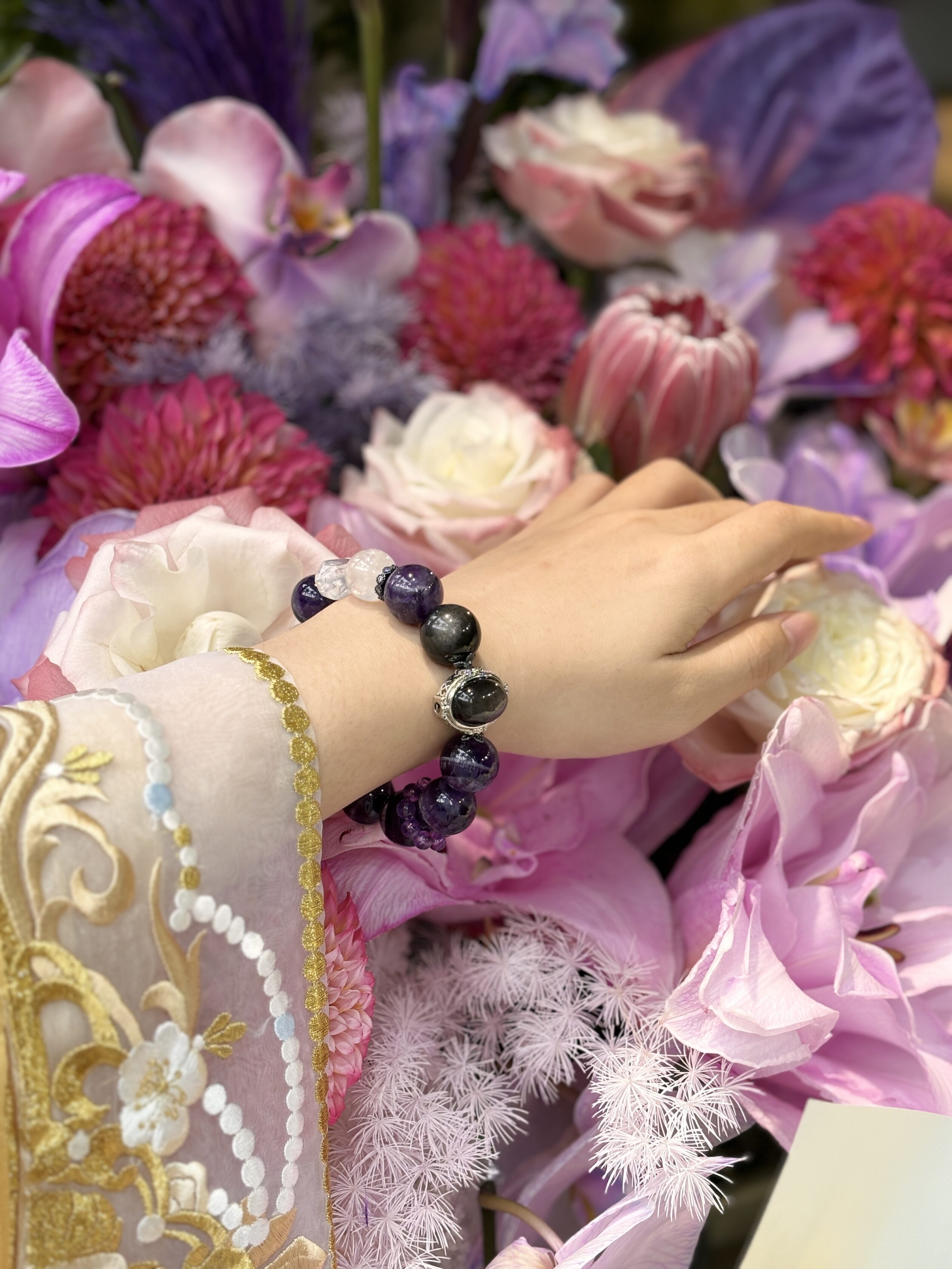 Twilight Sentinel – Amethyst Protection Bracelet – alternate view 5 by ImperfectRealm