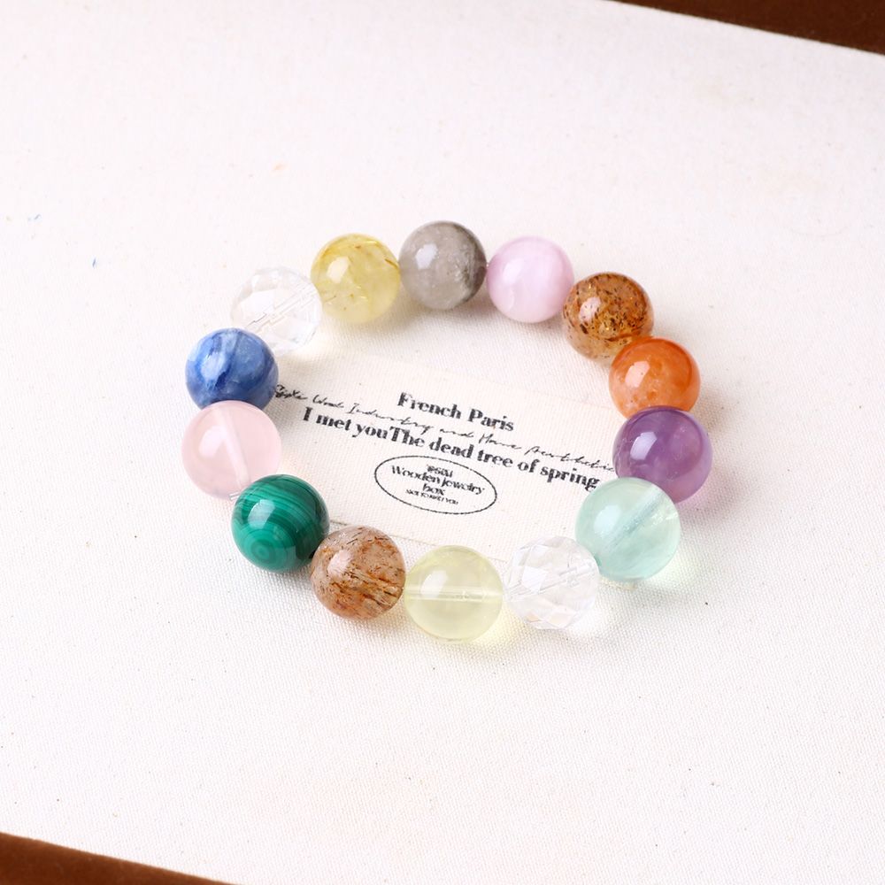 Spectrum Harmony – Rutilated Quartz Bracelet by ImperfectRealm