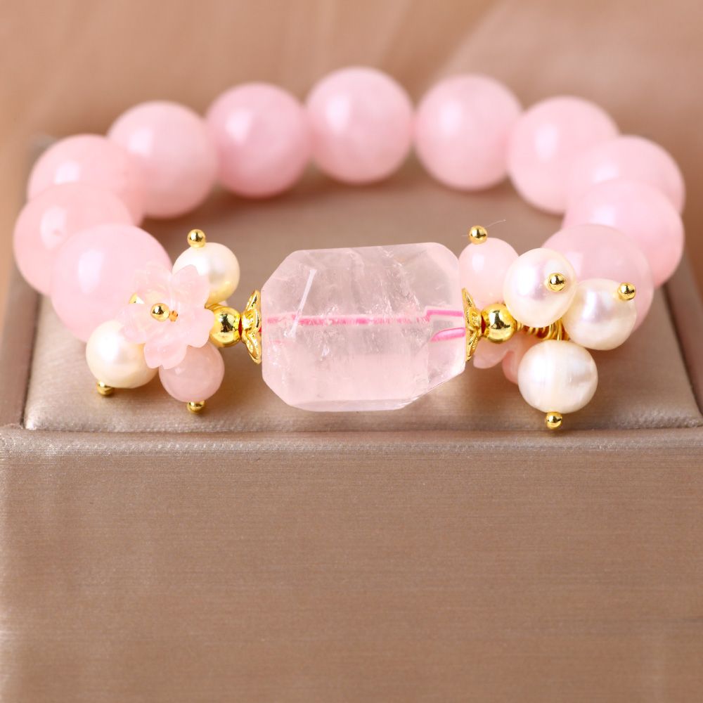 Sakura Vein – Freshwater Pearl Bracelet – alternate view 4 by ImperfectRealm